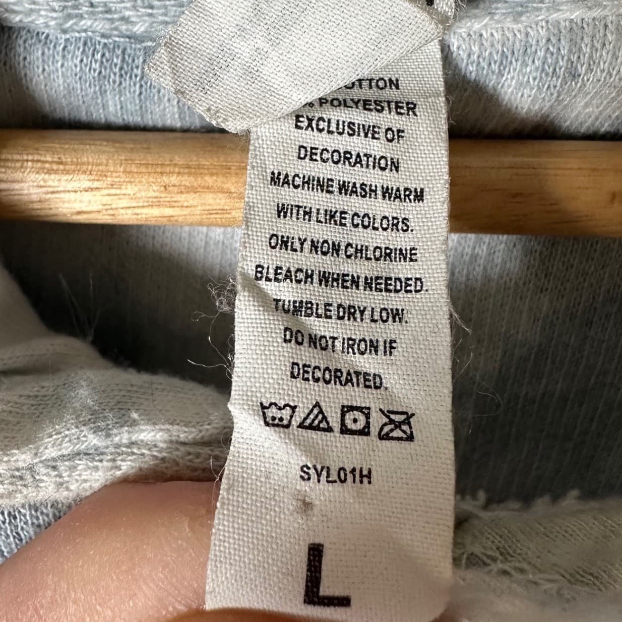 Superlit Tie Dye Hoodie Sweatshirt Pullover Gray White "Superlit" Logo Size L - Thumbnail 8