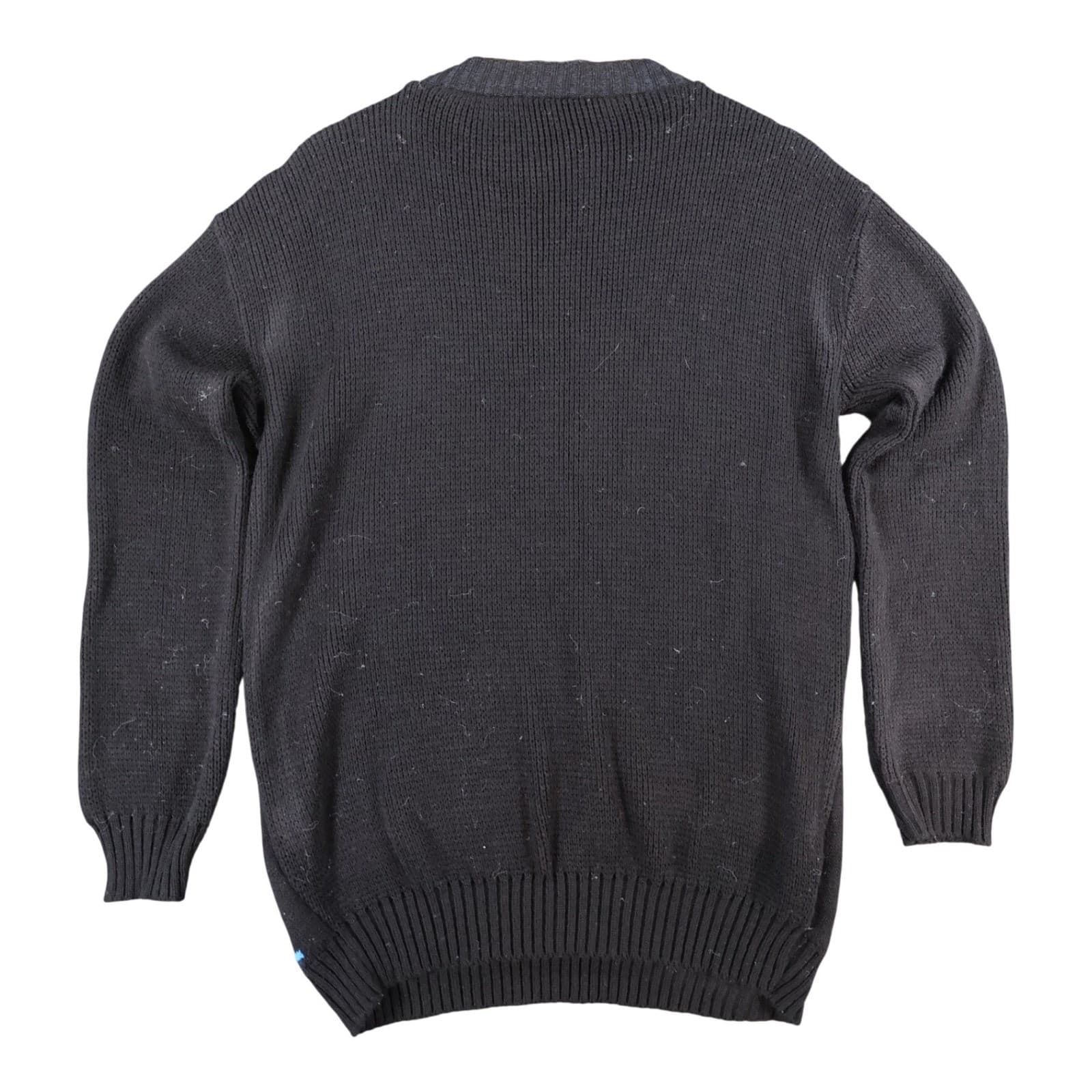 Unbranded Hotline Bling Sweater Mens Large Black Mixed Fibres Drake Ugly Holiday - Thumbnail 2