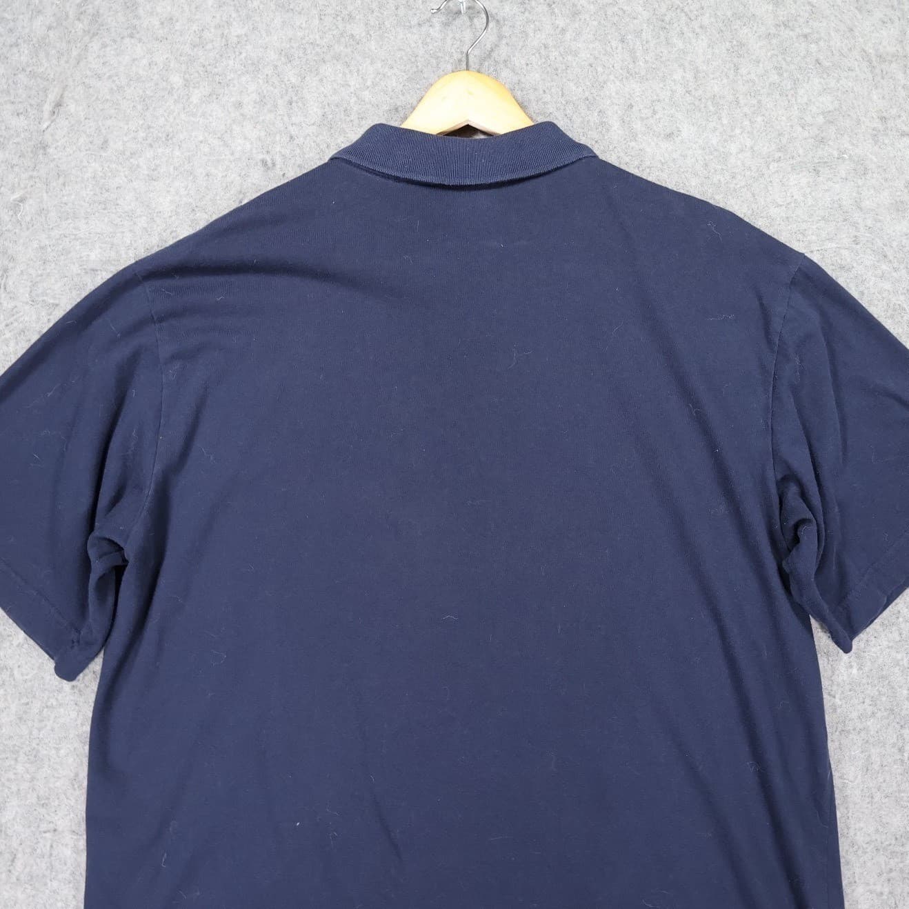 Honors Polo Shirt Mens XL Navy Blue Excellent Short Sleeve Pocket Solid - Thumbnail 4