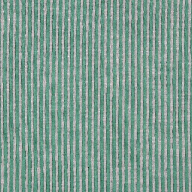 Staccato Tank Top Womens Medium Green Excellent Striped Ribbed Knit 1390W - Thumbnail 4