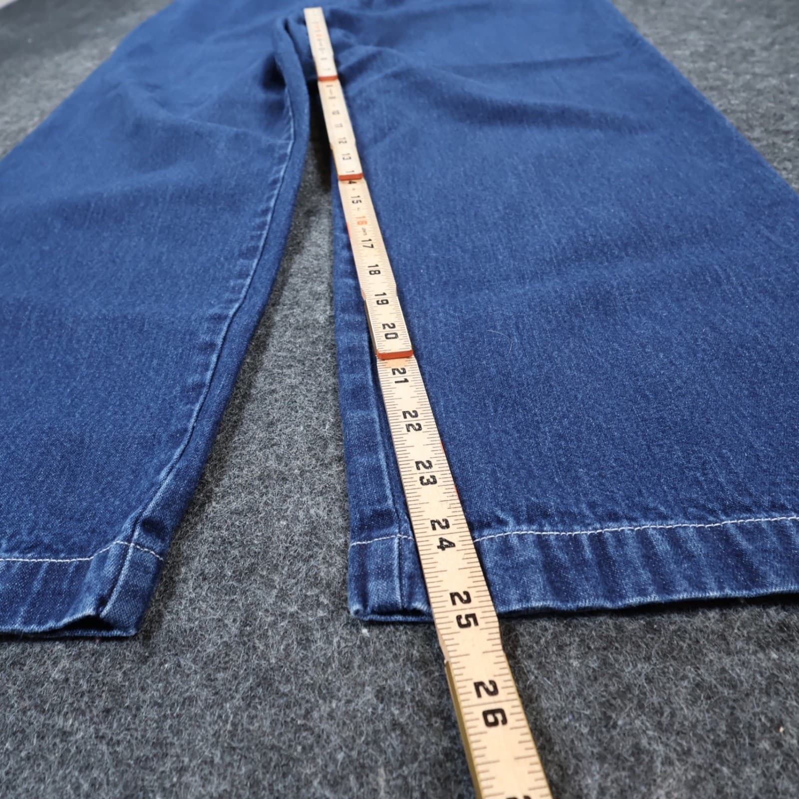 Lauren Jeans Co Ralph Lauren Jeans Womens 14 Blue Cotton Straight Classic Denim - Thumbnail 4