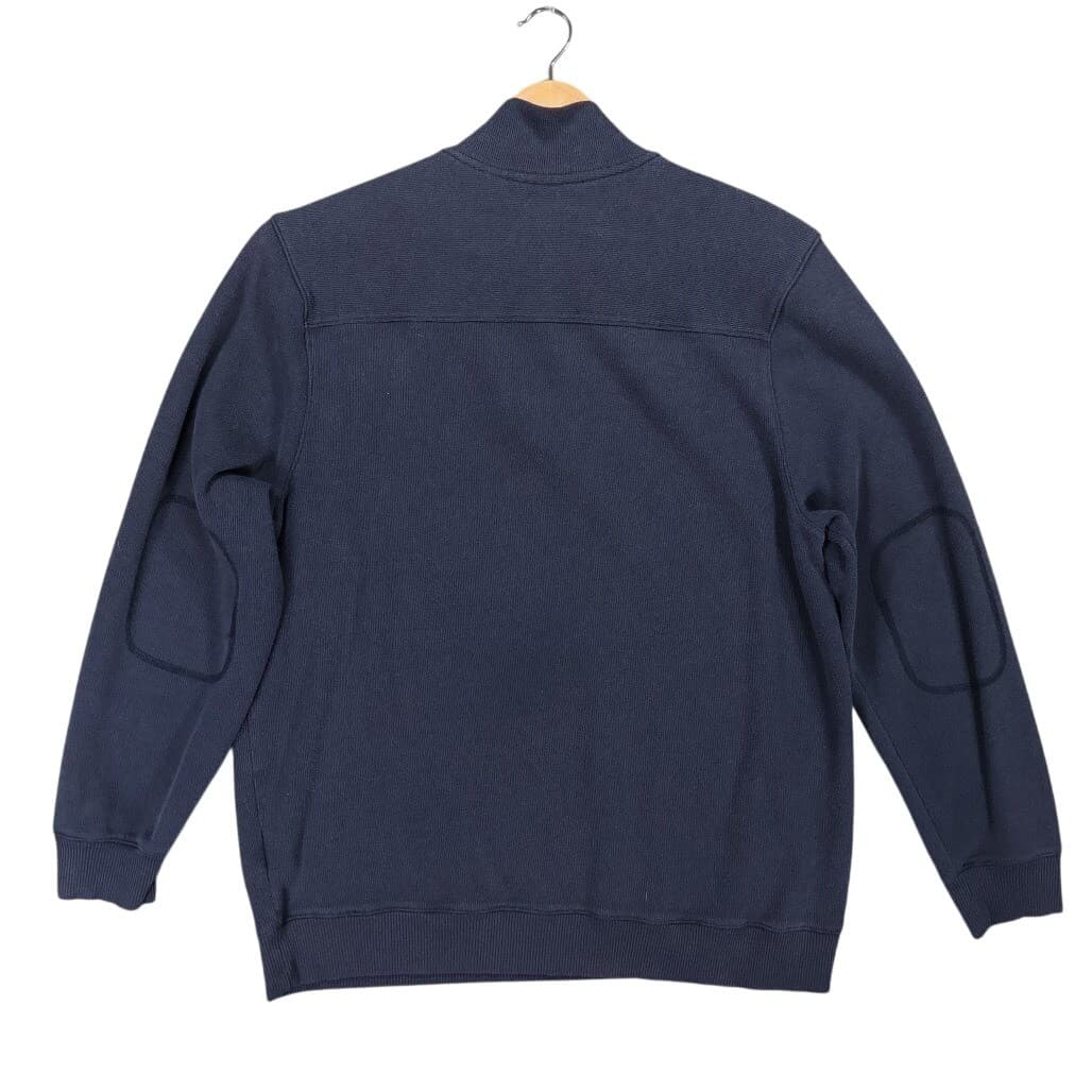 Callaway Quarter Zip Pullover Mens XL Blue Excellent Vintage Golf Sweater - Thumbnail 2