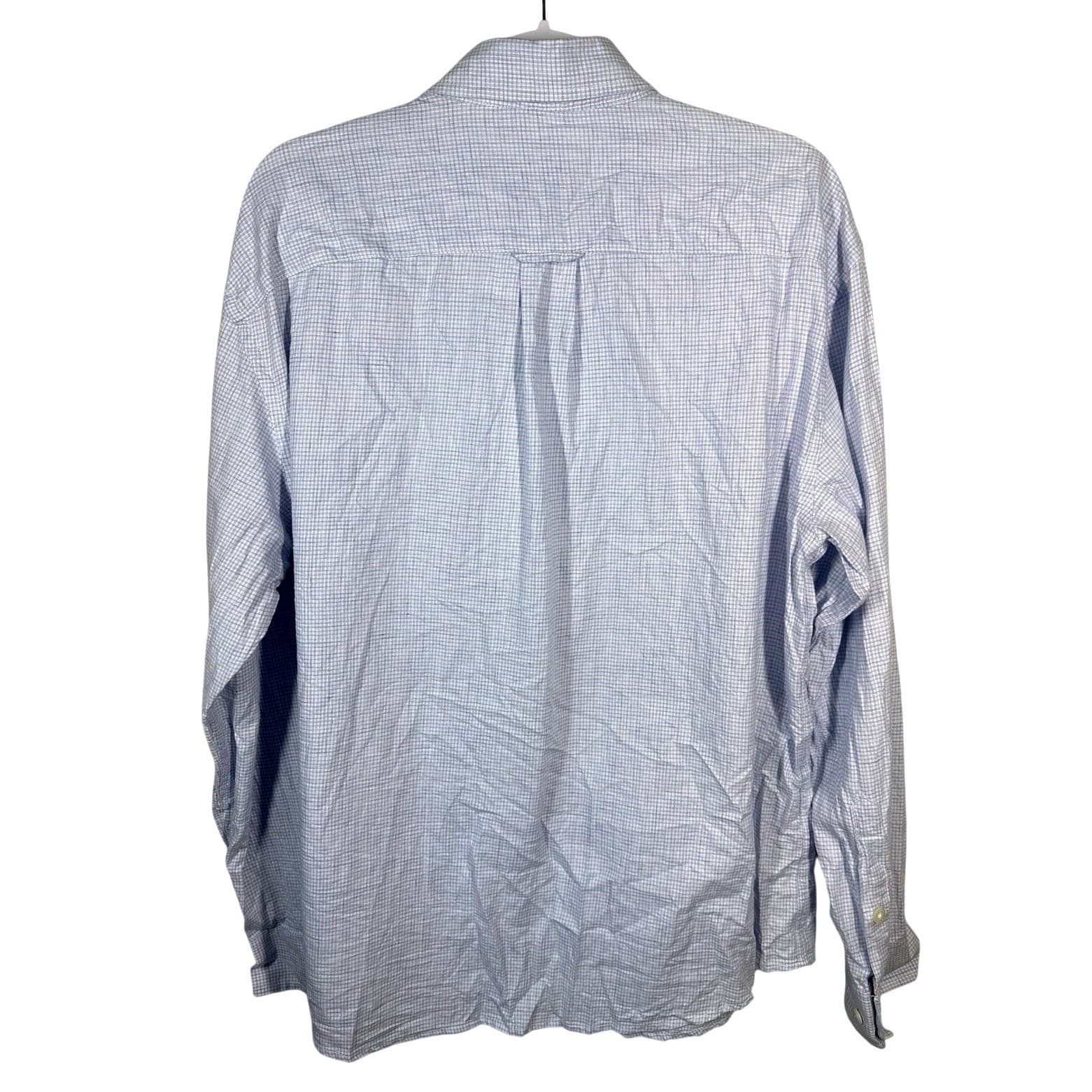 ORVIS Mens Classic Collection Button Down Shirt Long Sleeve Gingham Check Size L - Thumbnail 4