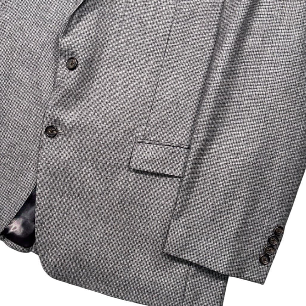 Lauren Ralph Lauren Blazer Men 48R Grey 100% Wool Micro Check Sport Coat - Thumbnail 6