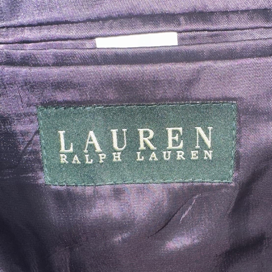 Lauren Ralph Lauren Blazer Men 48R Grey 100% Wool Micro Check Sport Coat - Thumbnail 8