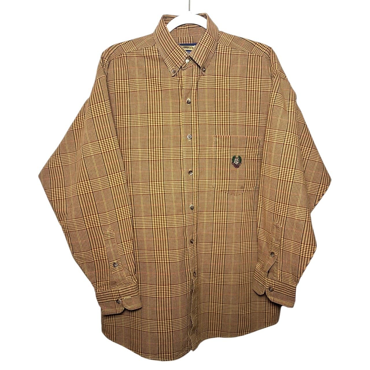 Panhandle Slim Men's Large 16-33/34 Plaid Button-Down Long Sleeve Shirt - Thumbnail 2
