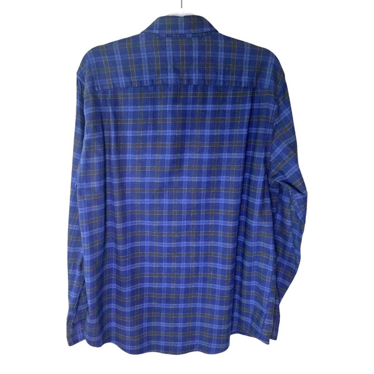 Hawker Rye Mens Plaid Button Down Shirt Stretch Regular Fit Long Sleeve - Thumbnail 2