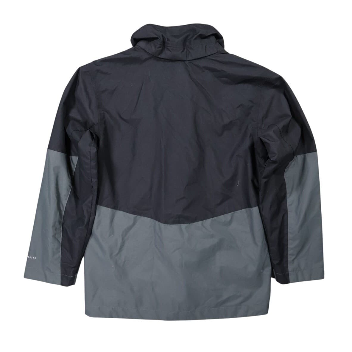 Columbia Interchange Jacket Boys M Grey Excellent Omni-Heat Hooded Shell - Thumbnail 3