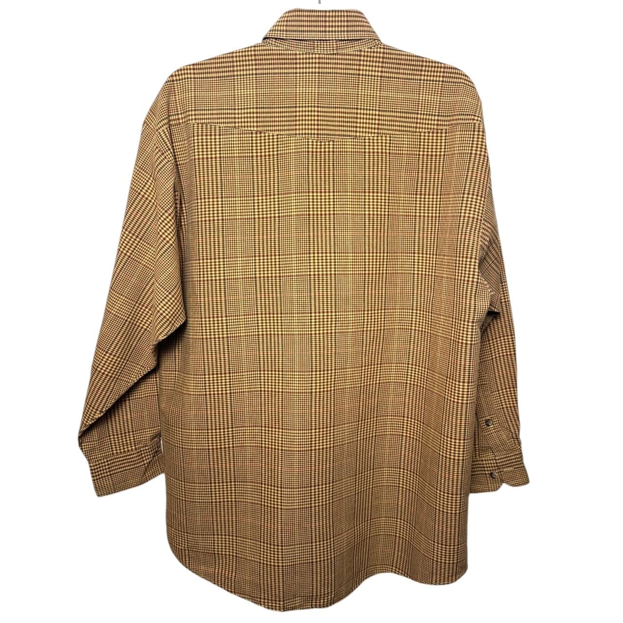 Panhandle Slim Men's Large 16-33/34 Plaid Button-Down Long Sleeve Shirt - Thumbnail 3