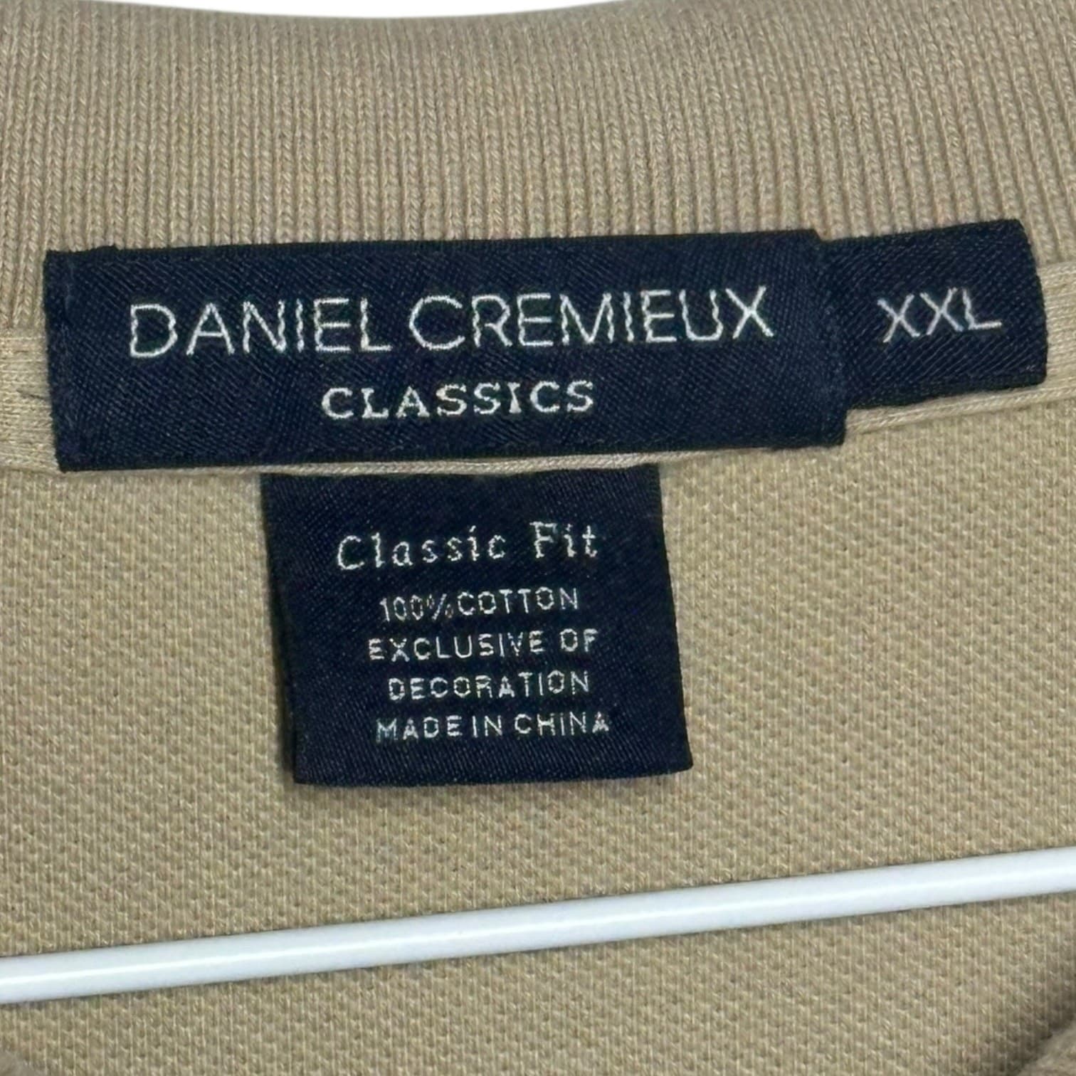 DANIEL CREMIEUX CLASSICS Mens Tan Multi Stripe Short Sleeve Polo Shirt XXL - Thumbnail 7