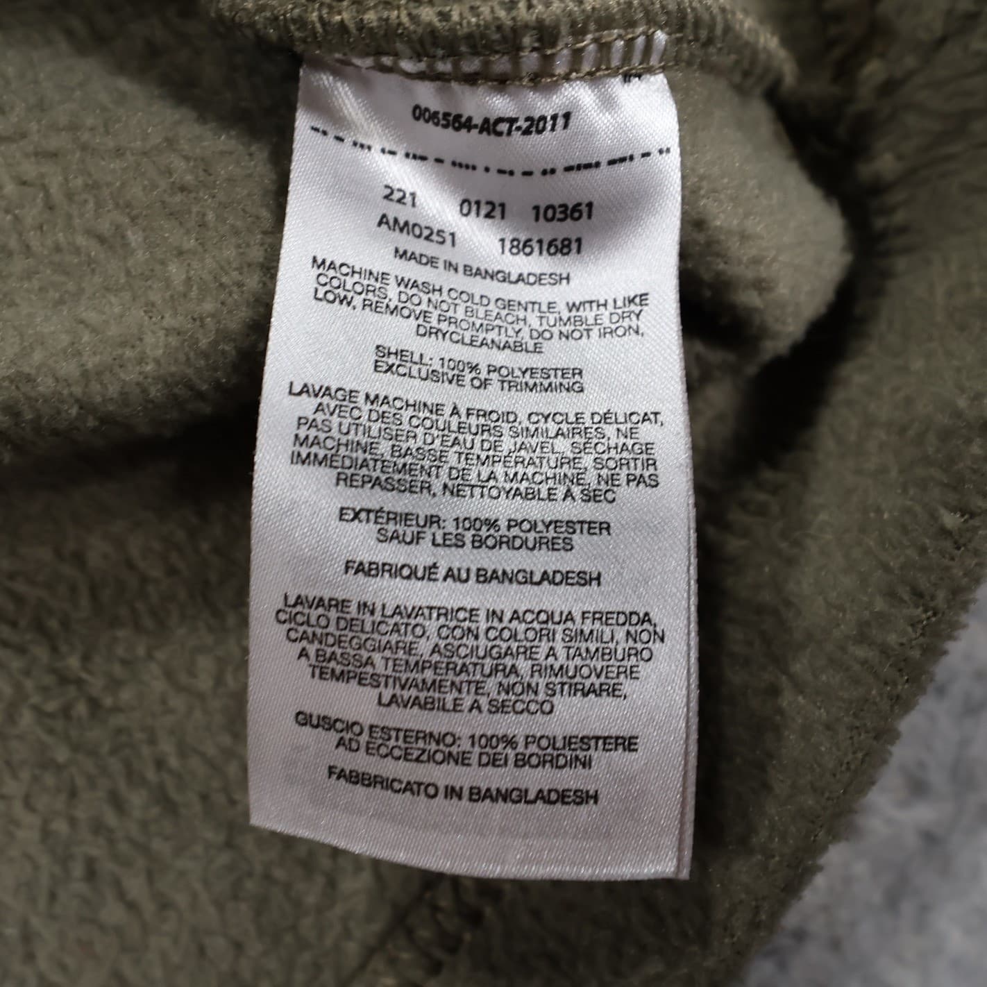 Columbia Fleece Pullover Mens XL Green Grey Excellent Two-Tone Snap Neck - Thumbnail 7