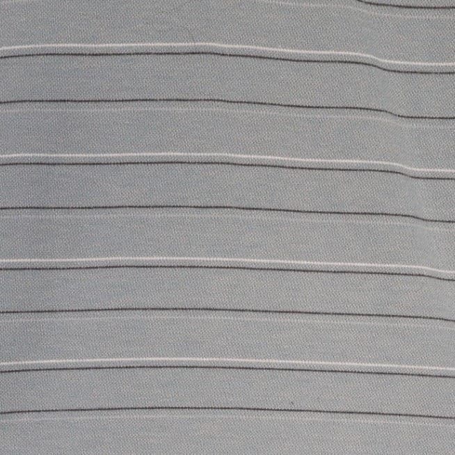 Van Heusen Studio Polo Shirt Mens S Blue Excellent Striped Slim Fit Short Sleeve - Thumbnail 5