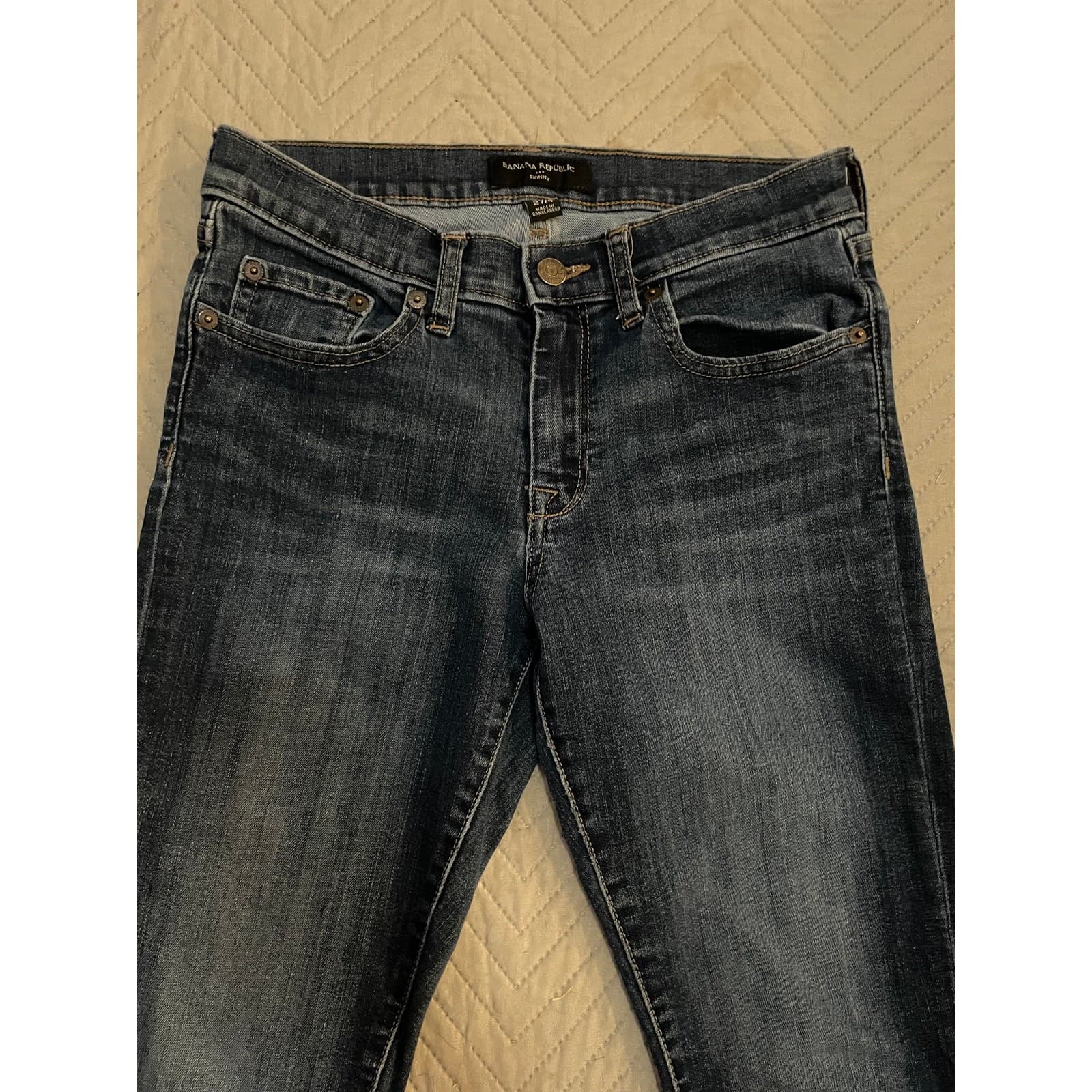 Banana Republic Skinny Jeans Dark Wash Women’s Size 27/14 - Thumbnail 3