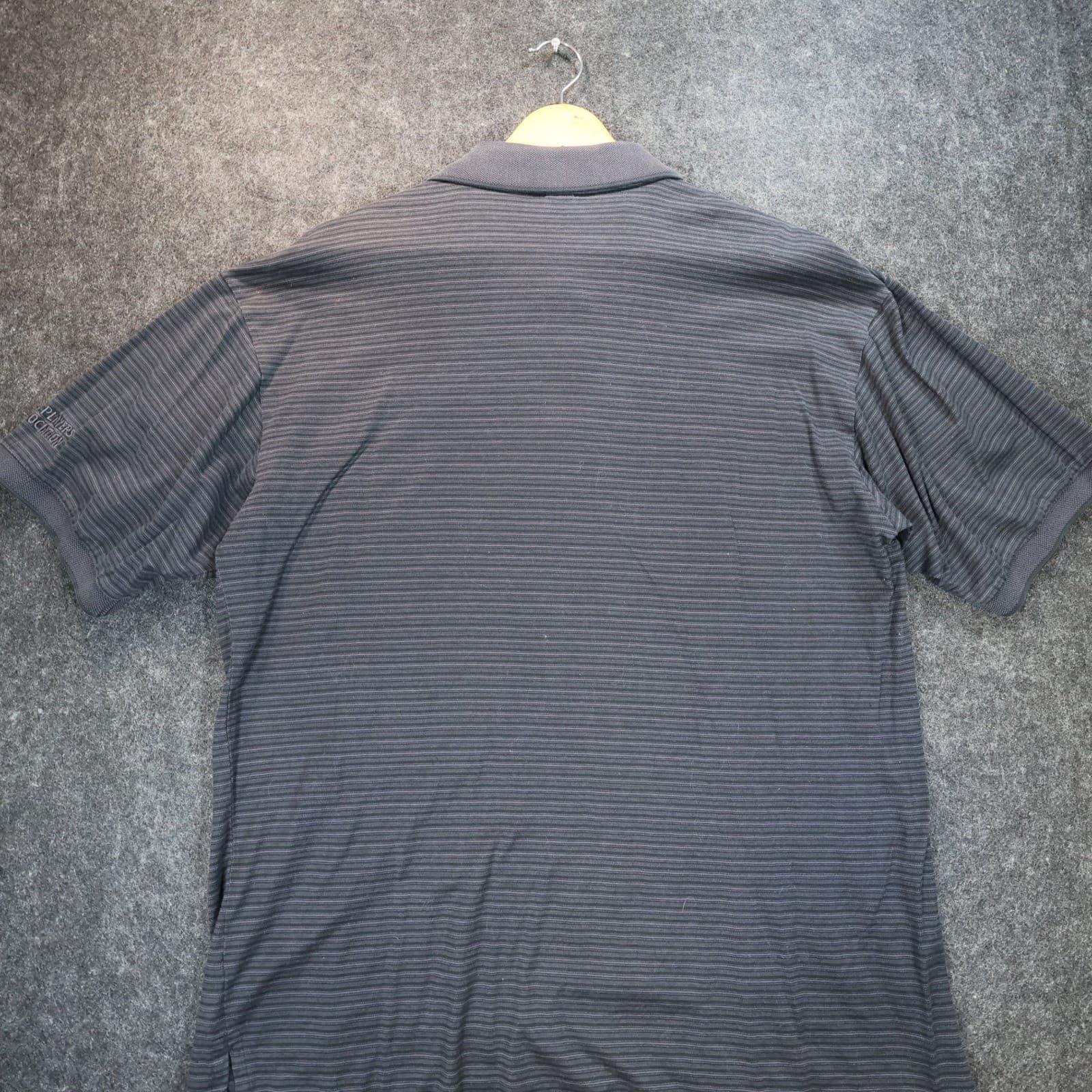 Il Migliore Polo Shirt Mens L Grey Excellent Striped Mercerized Short Sleeve - Thumbnail 4