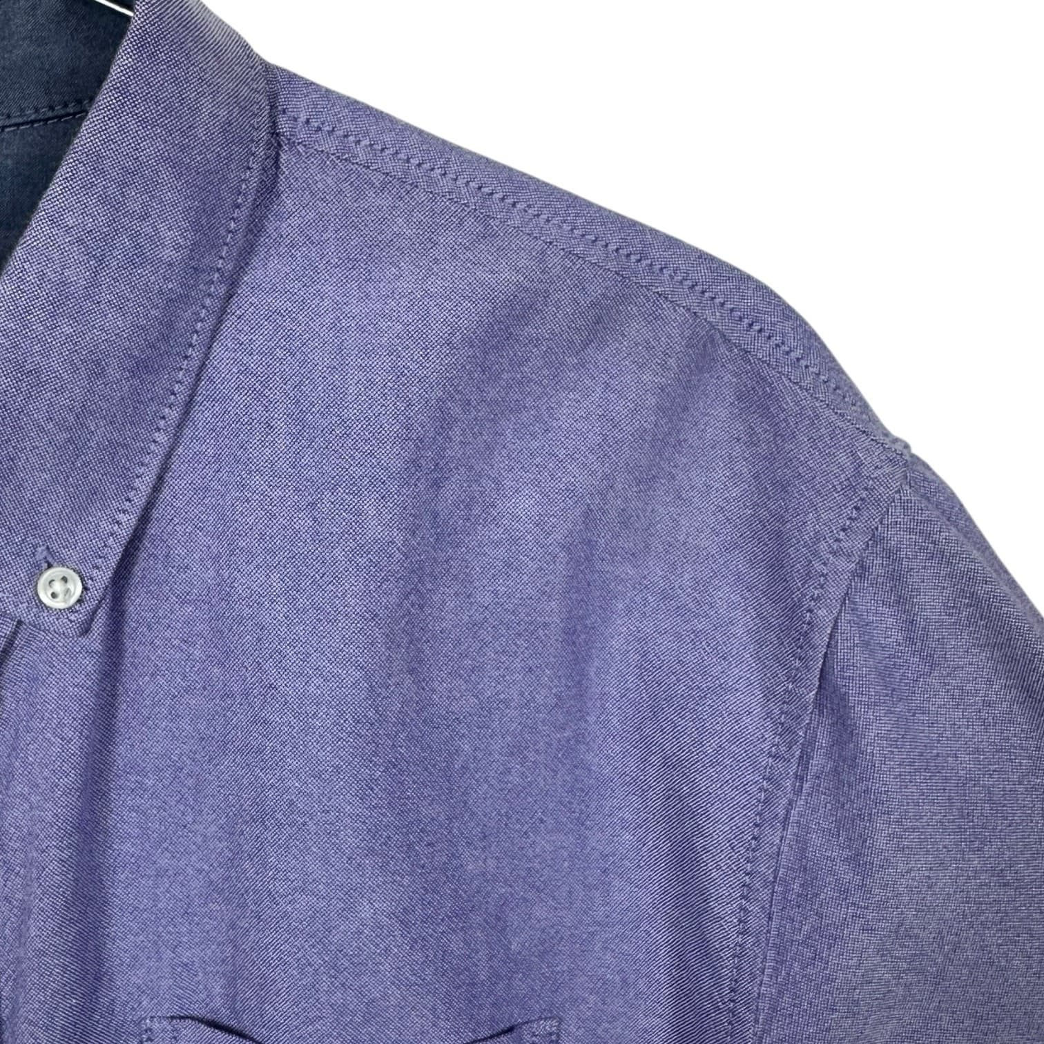 Vans Men’s Button-Down Shirt Short Sleeve Purple Large - Thumbnail 3