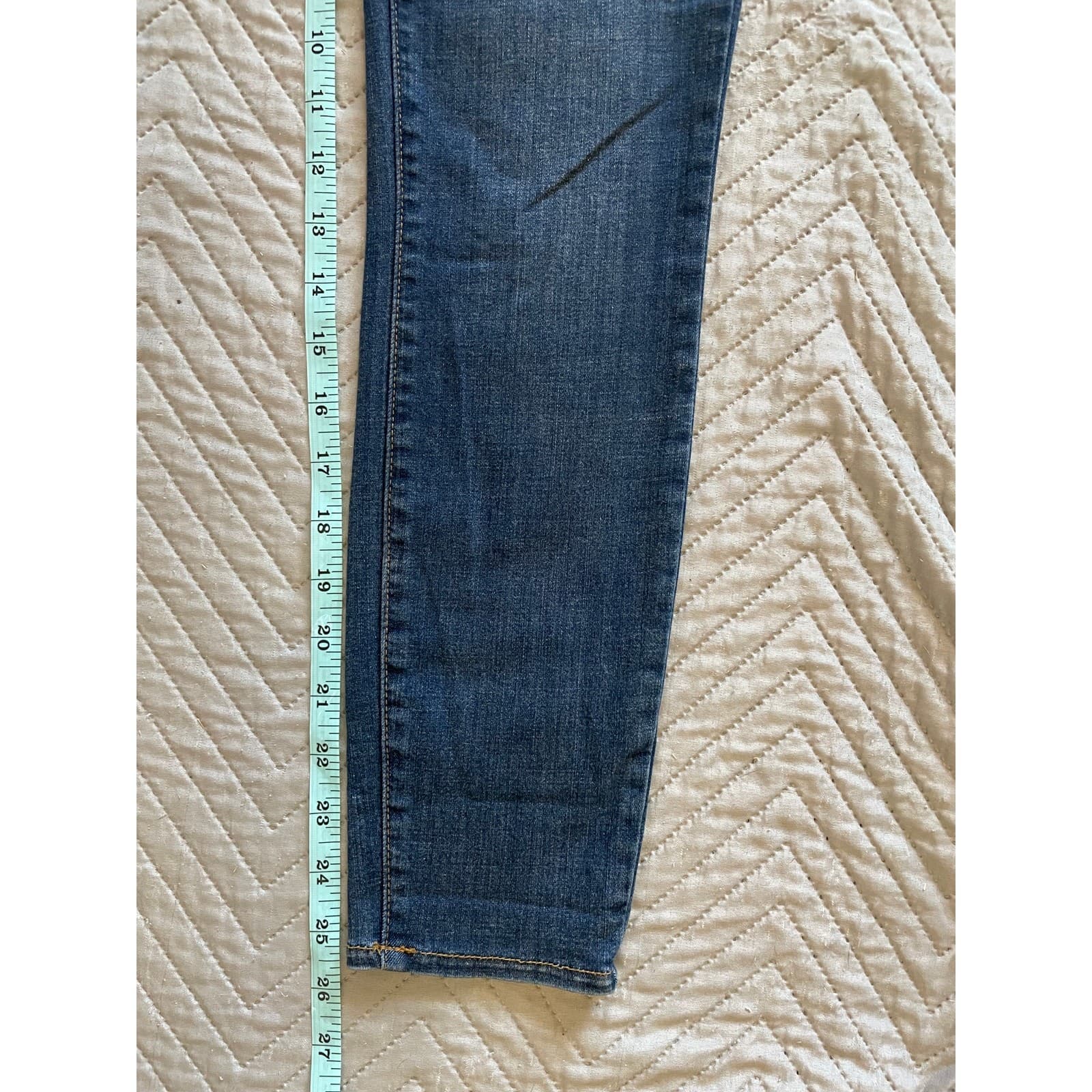 L’AGENCE Women’s Skinny Jeans Blue Denim High Rise Size 25 - Thumbnail 7