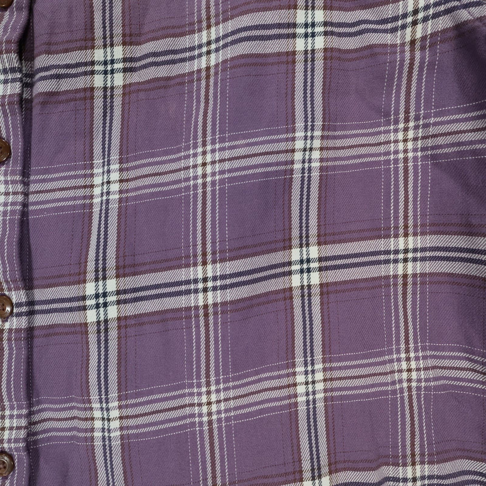 Eddie Bauer Flannel Shirt Womens Medium Excellent Plaid Long Sleeve Cotton - Thumbnail 6