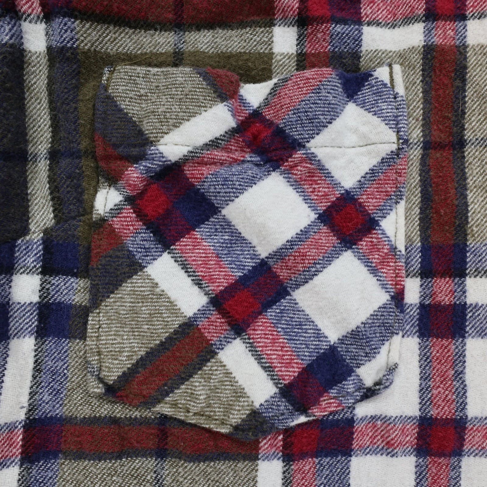 Natural Reflections Button Up Womens Large Multicolor Excellent Plaid Flannel - Thumbnail 5