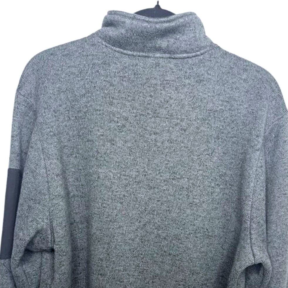 Charles River Apparel Men's Gray 1/4 Zip Pullover Sweater Fleece Size Large - Thumbnail 6