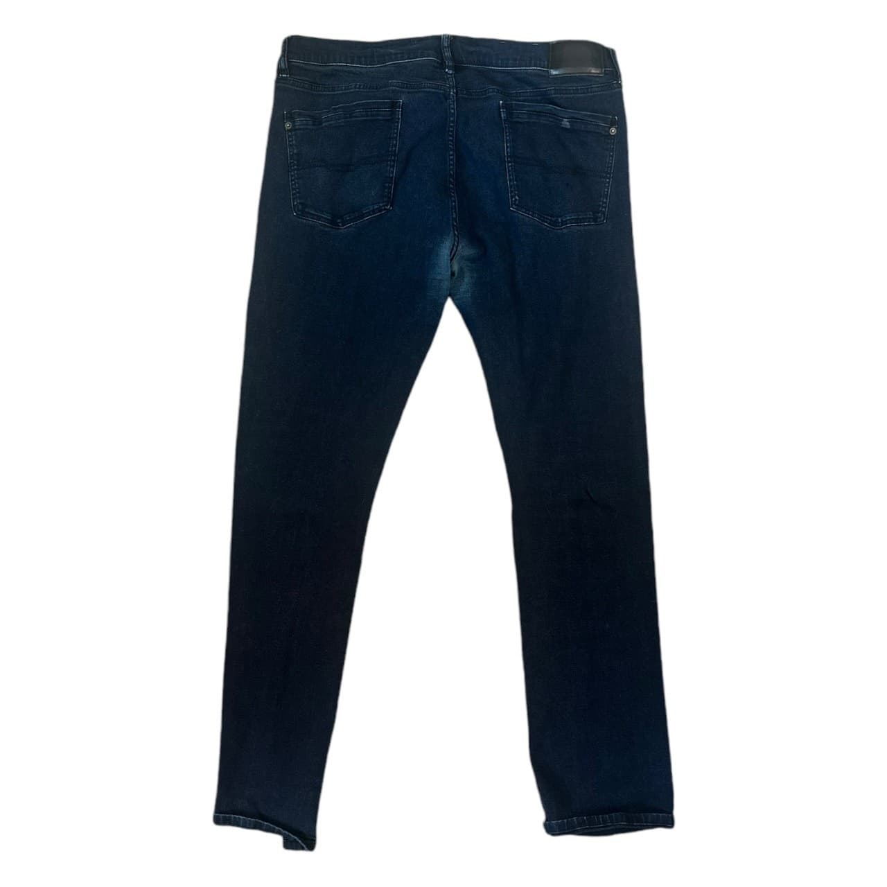 Joseph Abboud Pipe Slim Dark Wash Denim Jeans Mens 38x34 Cotton Blend - Thumbnail 2