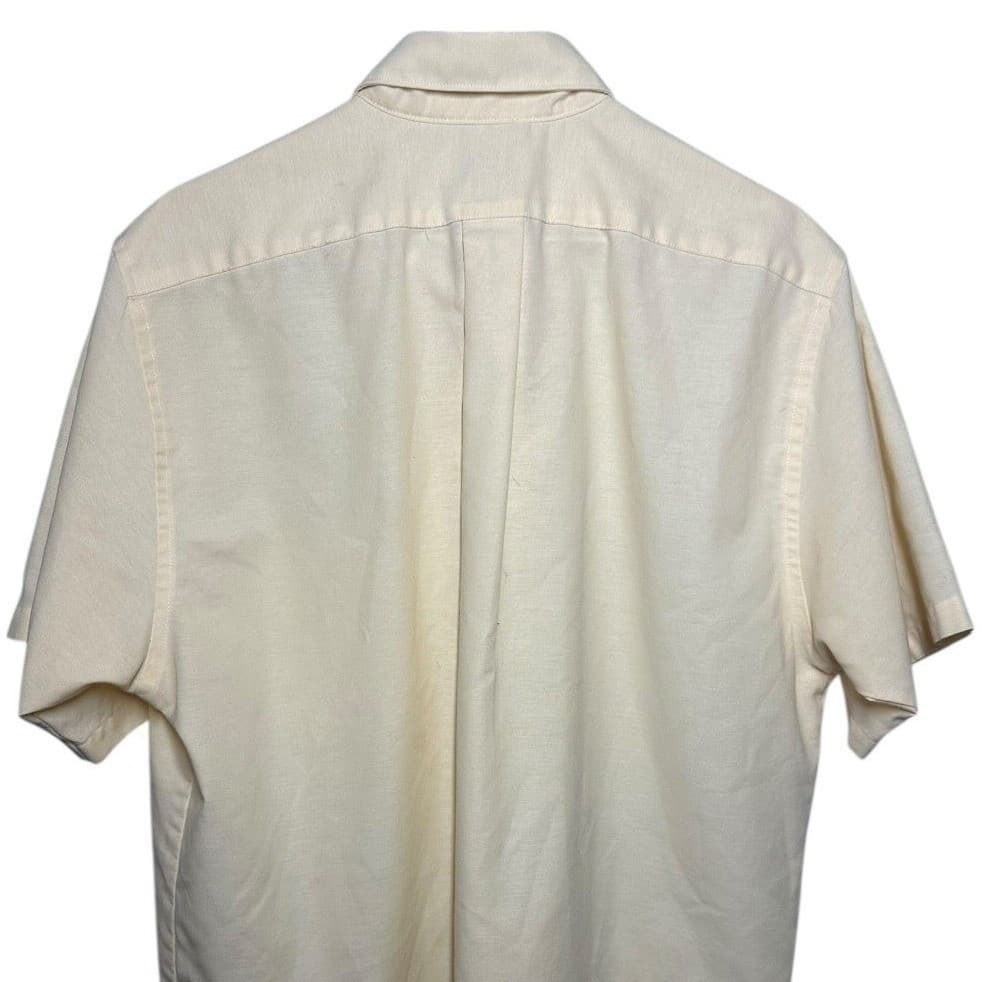VAN HEUSEN Men's Short Sleeve Oxford Button Down Shirt Size Large 16.5 - Thumbnail 4