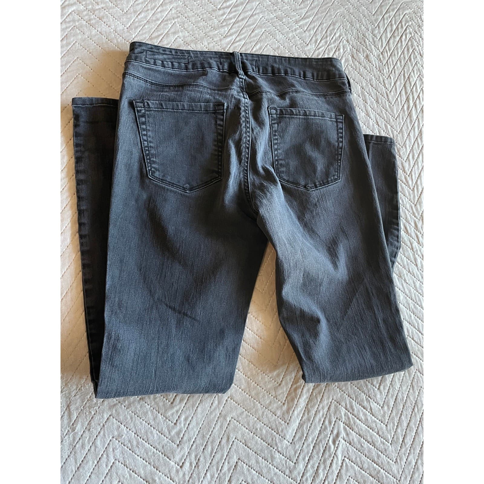 Bullhead Womens Size 26 Black Skinny Jeans Stretch Mid Rise - Thumbnail 11