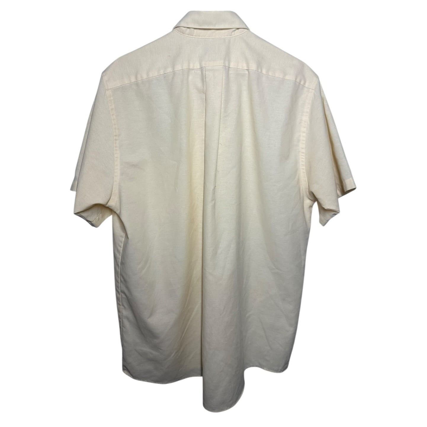 VAN HEUSEN Men's Short Sleeve Oxford Button Down Shirt Size Large 16.5 - Thumbnail 2