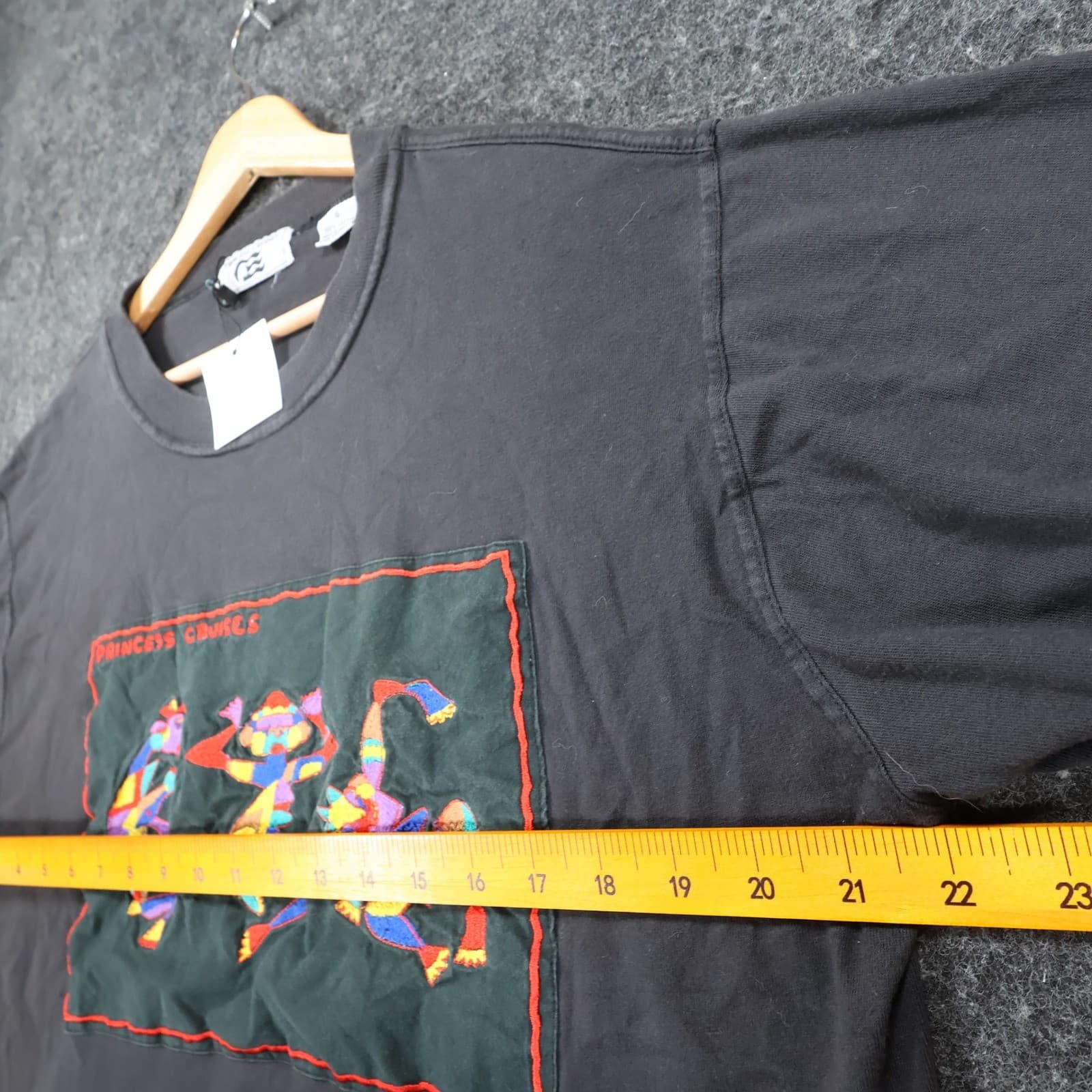 Princess Cruises T Shirt Mens Small Black Cotton Regular Fit Graphic Souvenir - Thumbnail 4