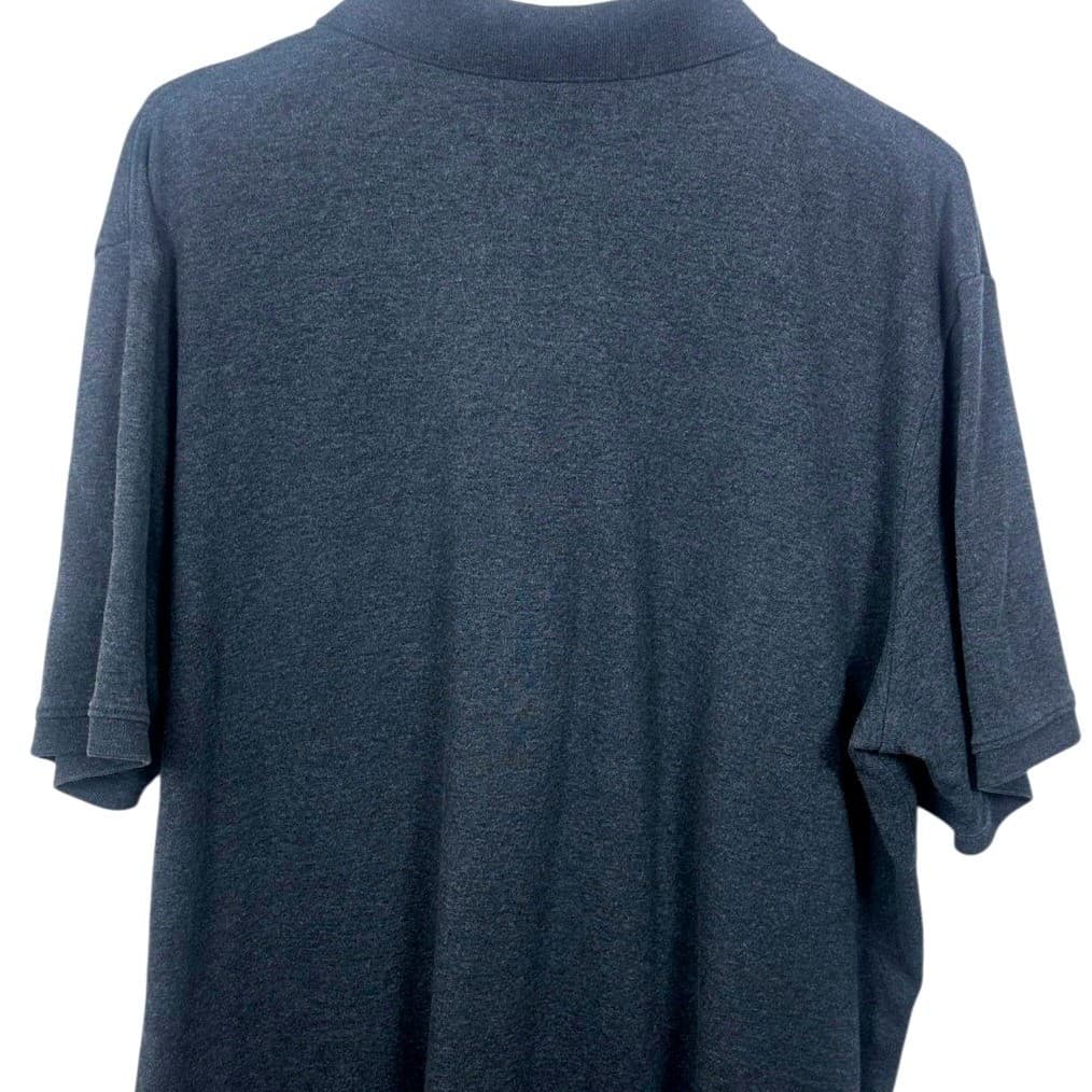 Lands End Mens Dark Gray Traditional Fit Short Sleeve Polo Shirt XL - Thumbnail 6
