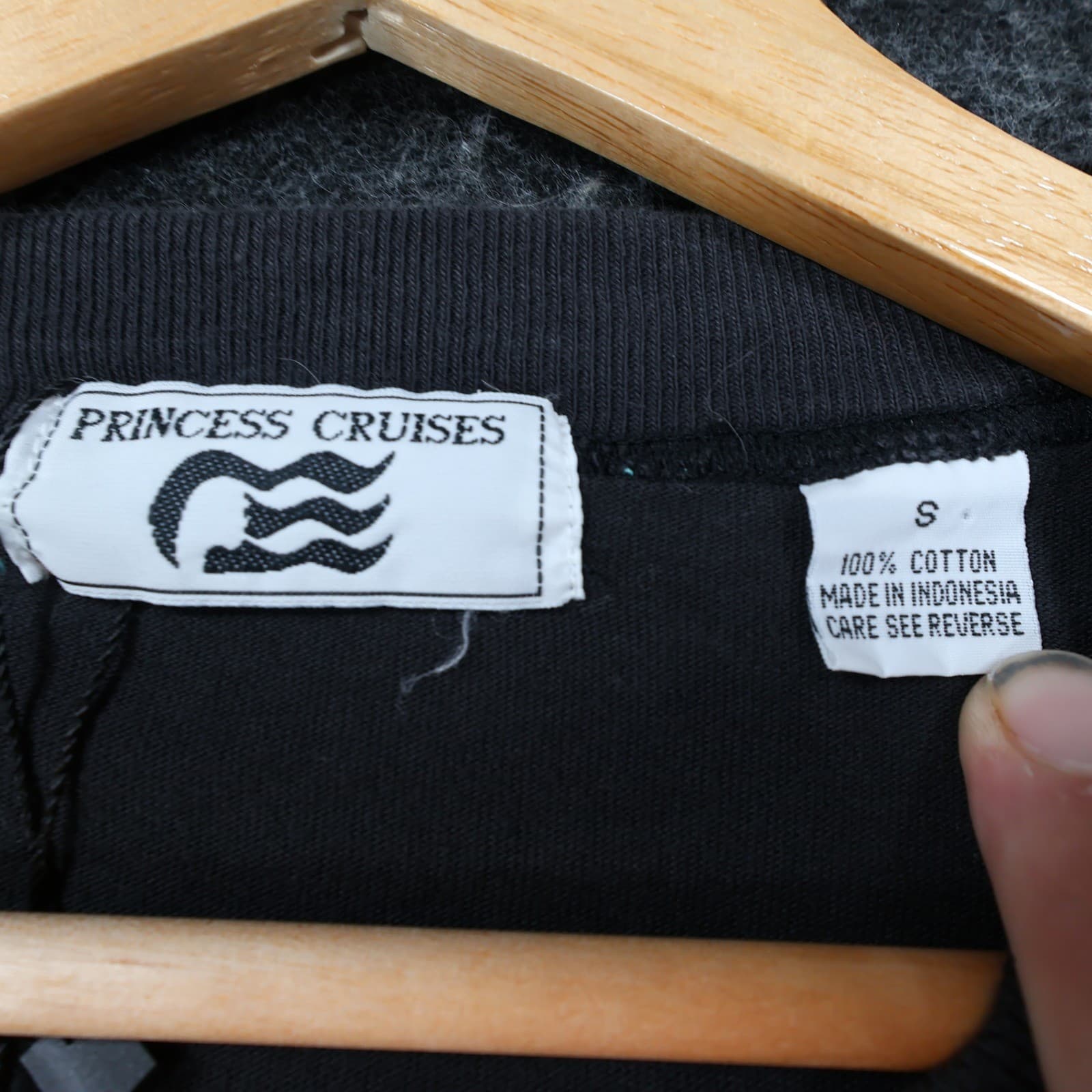 Princess Cruises T Shirt Mens Small Black Cotton Regular Fit Graphic Souvenir - Thumbnail 8