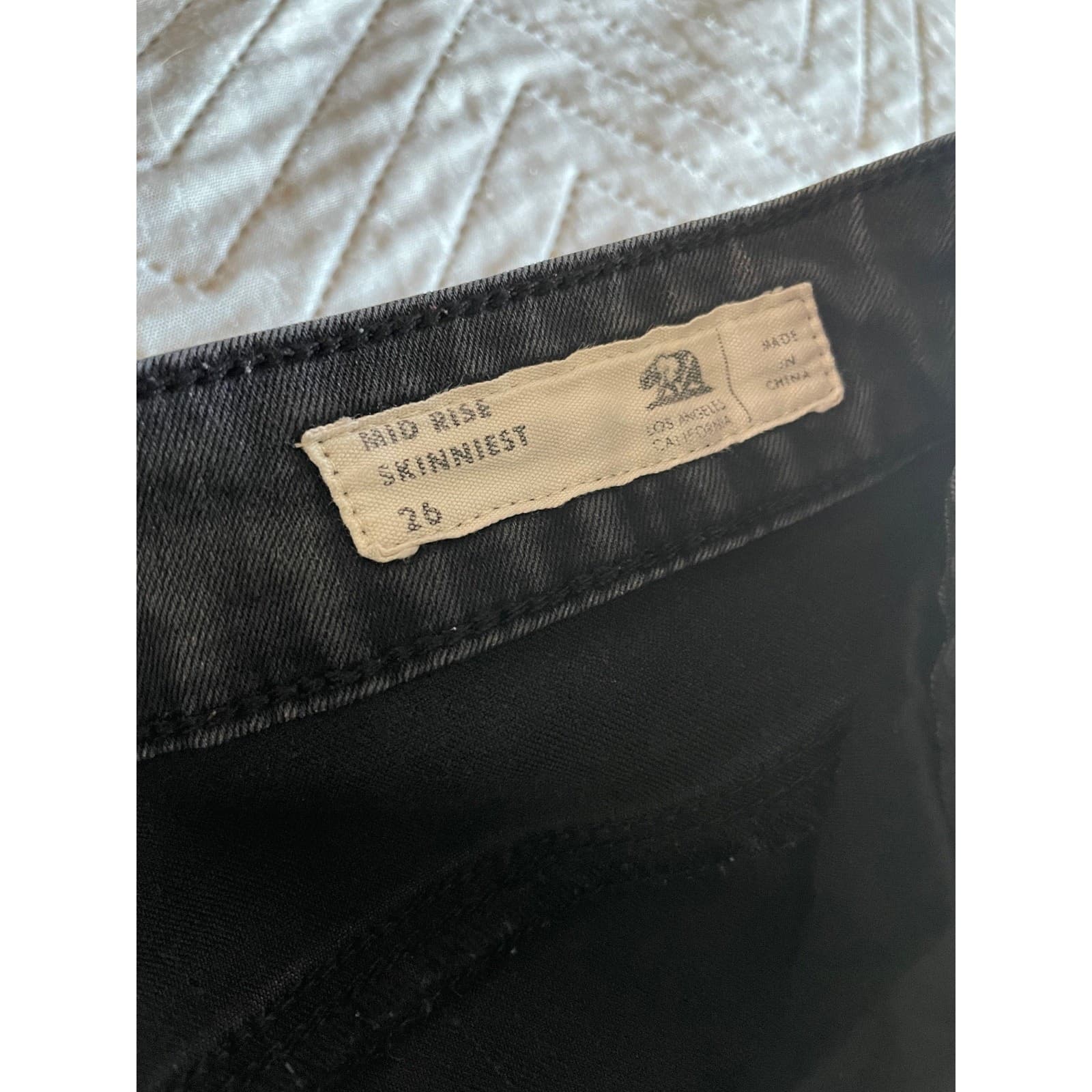 Bullhead Womens Size 26 Black Skinny Jeans Stretch Mid Rise - Thumbnail 6