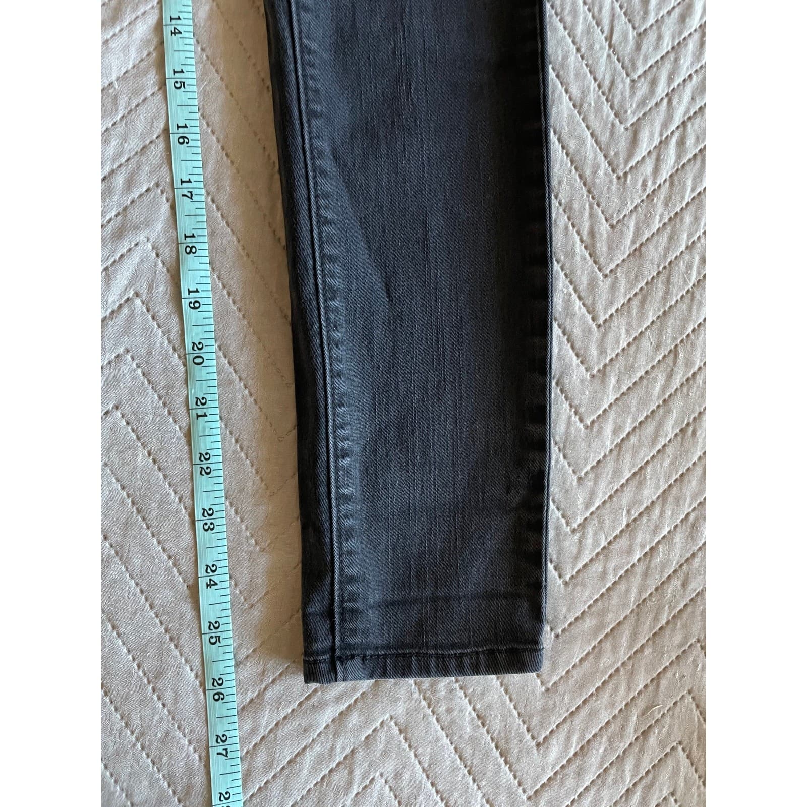 Bullhead Womens Size 26 Black Skinny Jeans Stretch Mid Rise - Thumbnail 10