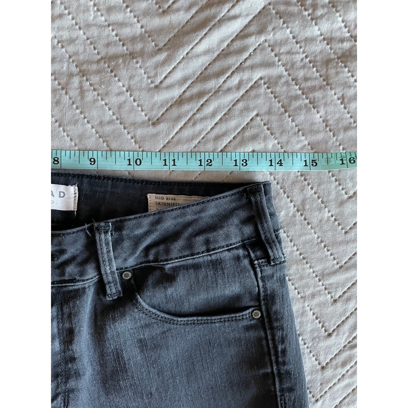 Bullhead Womens Size 26 Black Skinny Jeans Stretch Mid Rise - Thumbnail 8