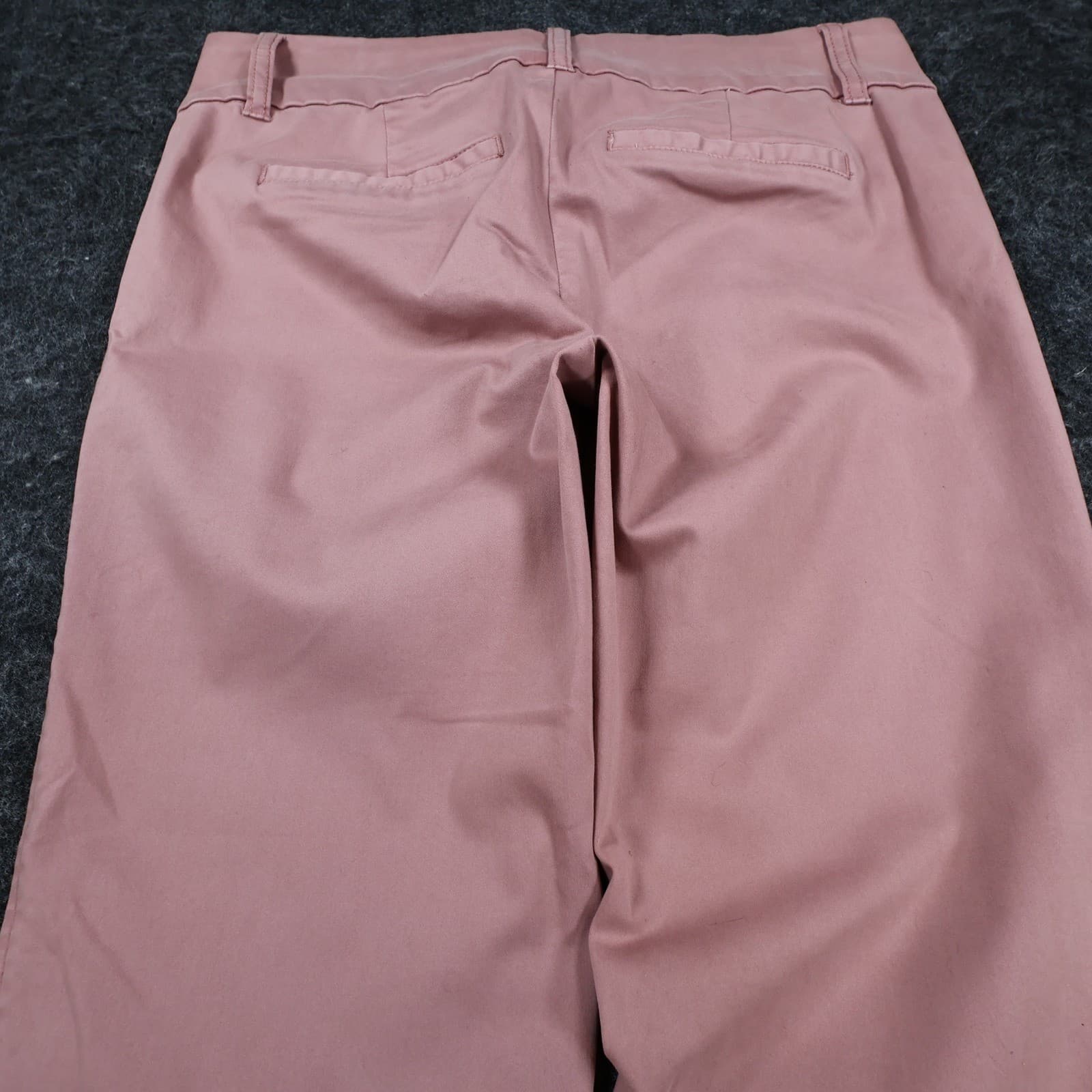 Tinsel Pants Womens 31 Pink Cotton Blend Skinny Ankle Rose Gold Zipper Stretch - Thumbnail 10