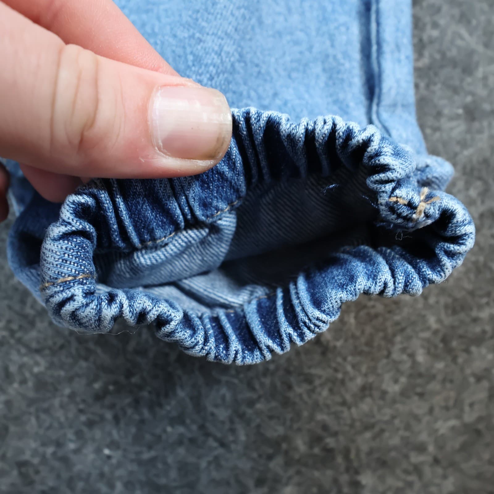 Celebrity Pink Jogger Jeans Women Small Blue Cotton Distressed Relaxed Denim - Thumbnail 14