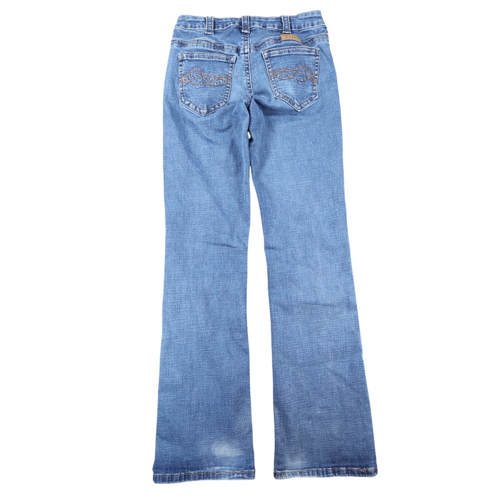 Cowgirl Tuff Co Jeans Womens 27 Blue Cotton Blend Bootcut Dimi Deluxe Western - Thumbnail 2