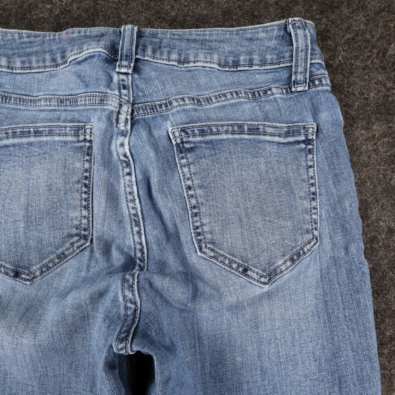 LC Lauren Conrad Skinny Jeans Womens 6 Blue Cotton Stretch Slim Denim Pants - Thumbnail 13