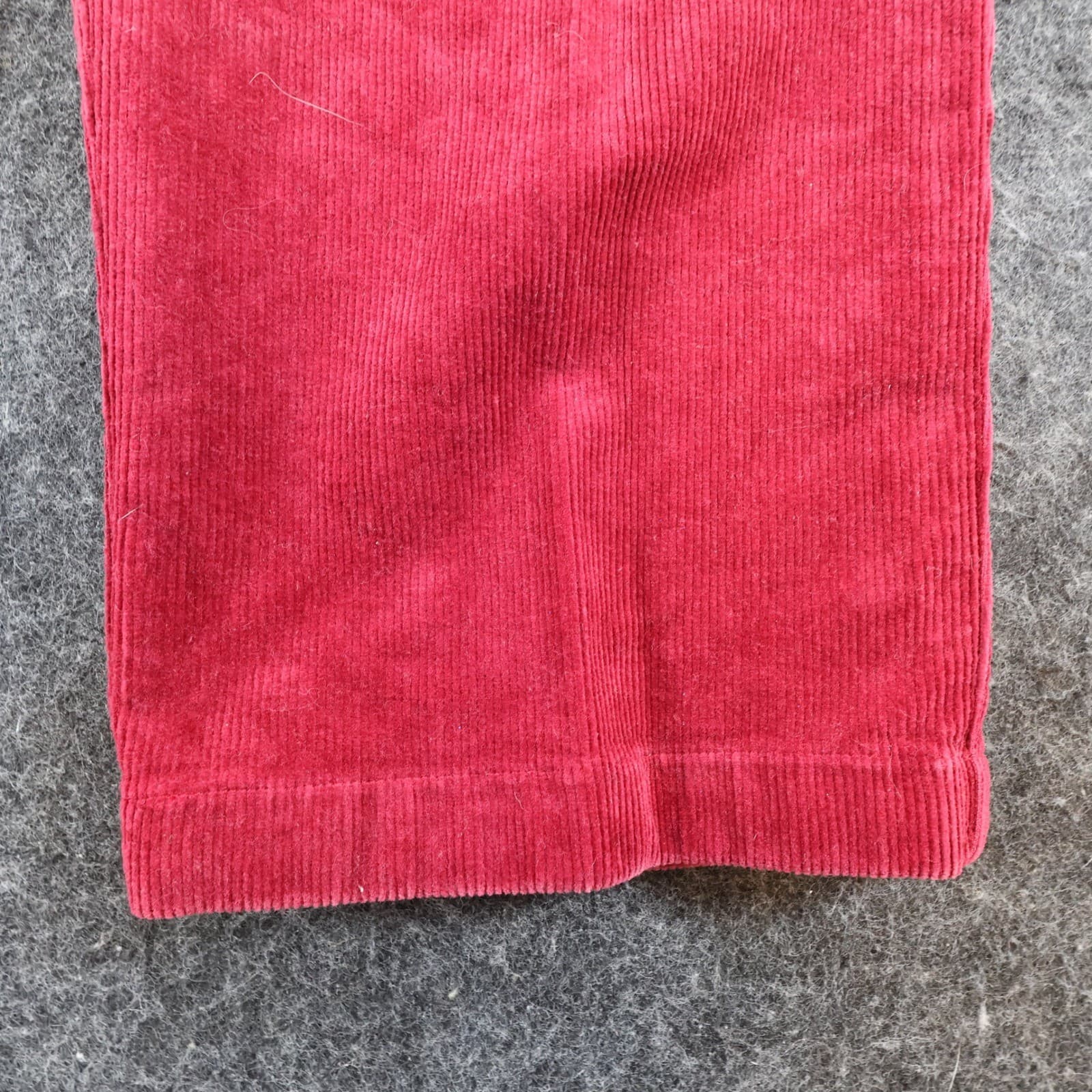 Vintage L.L.Bean Corduroy Pants Womens 12P Red Casual - Thumbnail 13