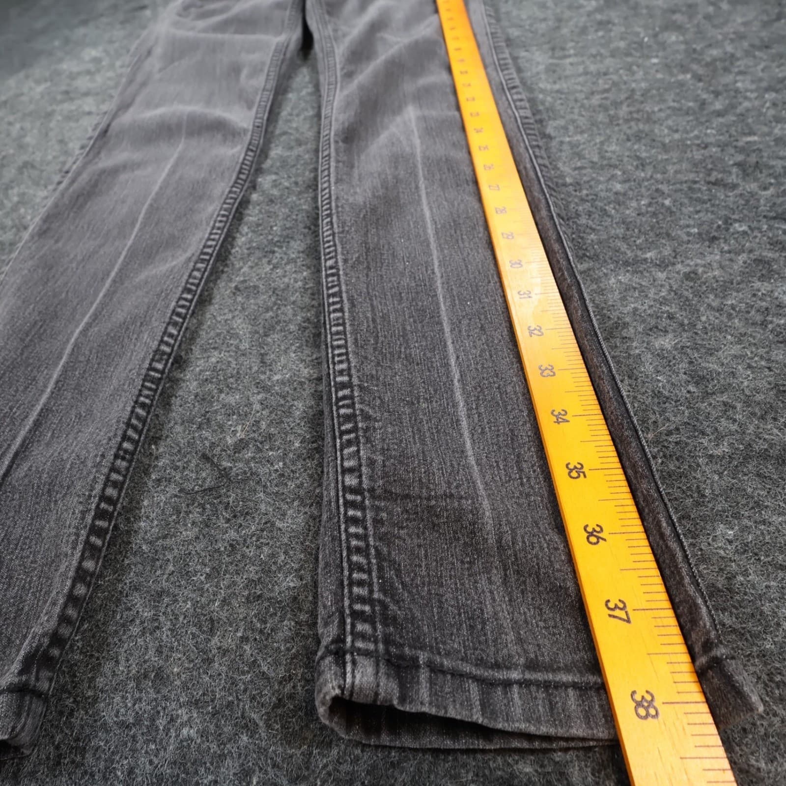 City Streets Skinny Jeans Womens 3 Gray Cotton Blend Stretch Slim Fit Denim - Thumbnail 3