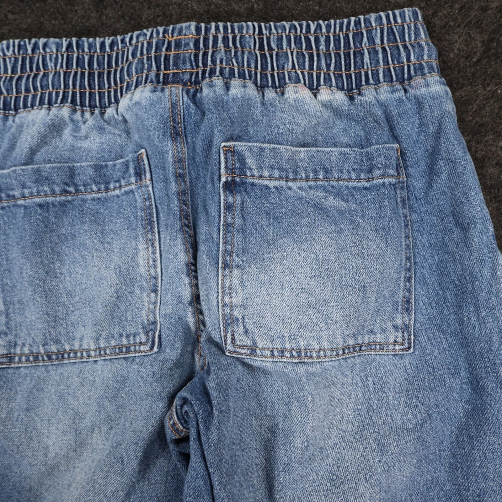 Celebrity Pink Jogger Jeans Women Small Blue Cotton Distressed Relaxed Denim - Thumbnail 12