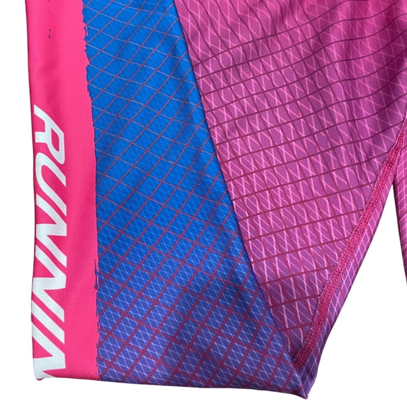 Pitbull Fit Compression Leggings Women Small Pink Blue Running - Thumbnail 4