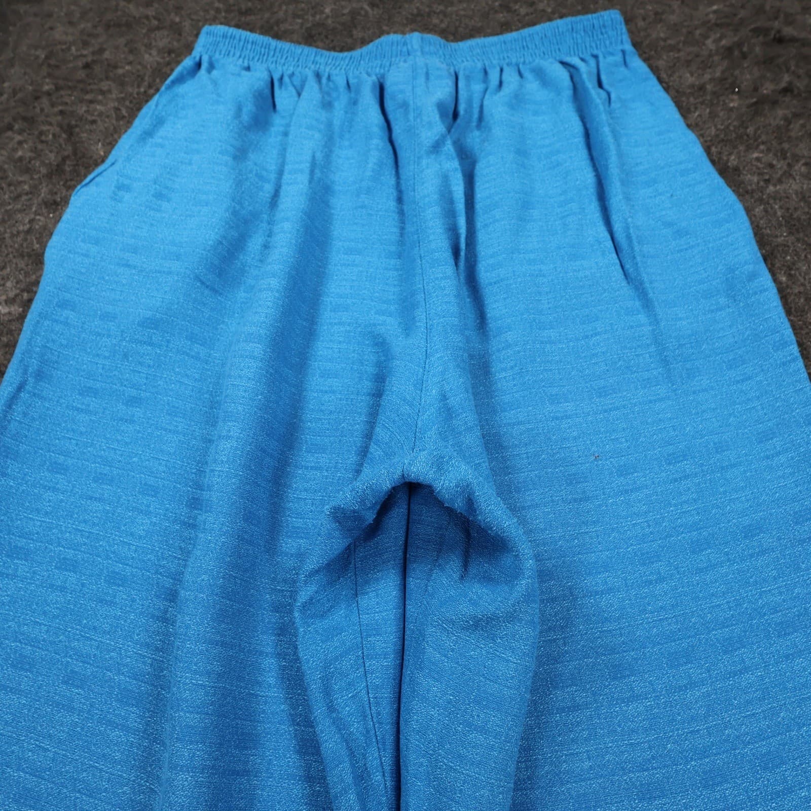 Vintage Stonebridge Crop Pants Womens L Blue Relaxed Button Hem Coastal - Thumbnail 10