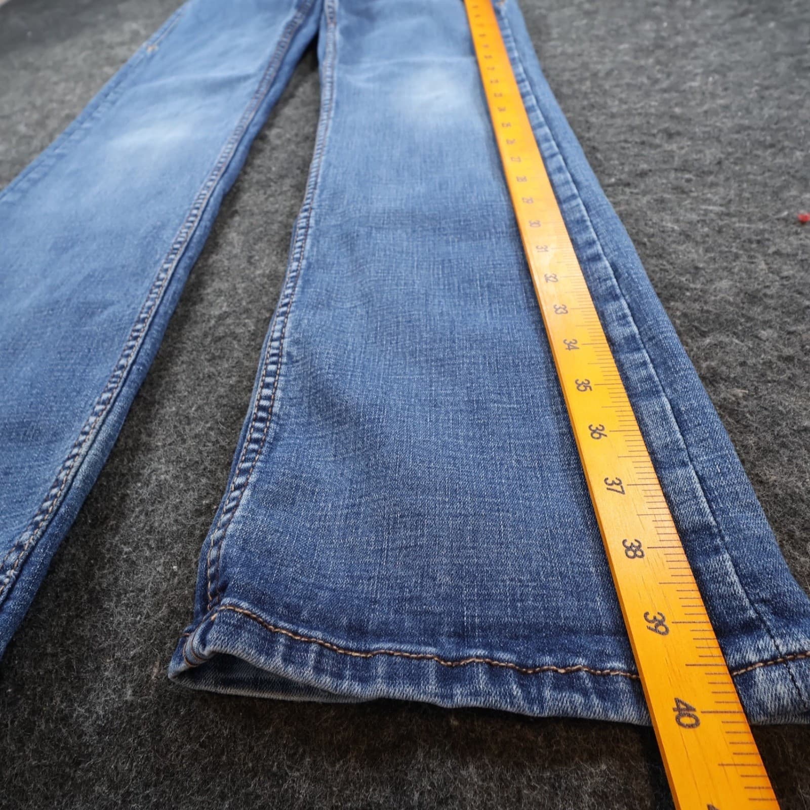 Cowgirl Tuff Co Jeans Womens 27 Blue Cotton Blend Bootcut Dimi Deluxe Western - Thumbnail 3