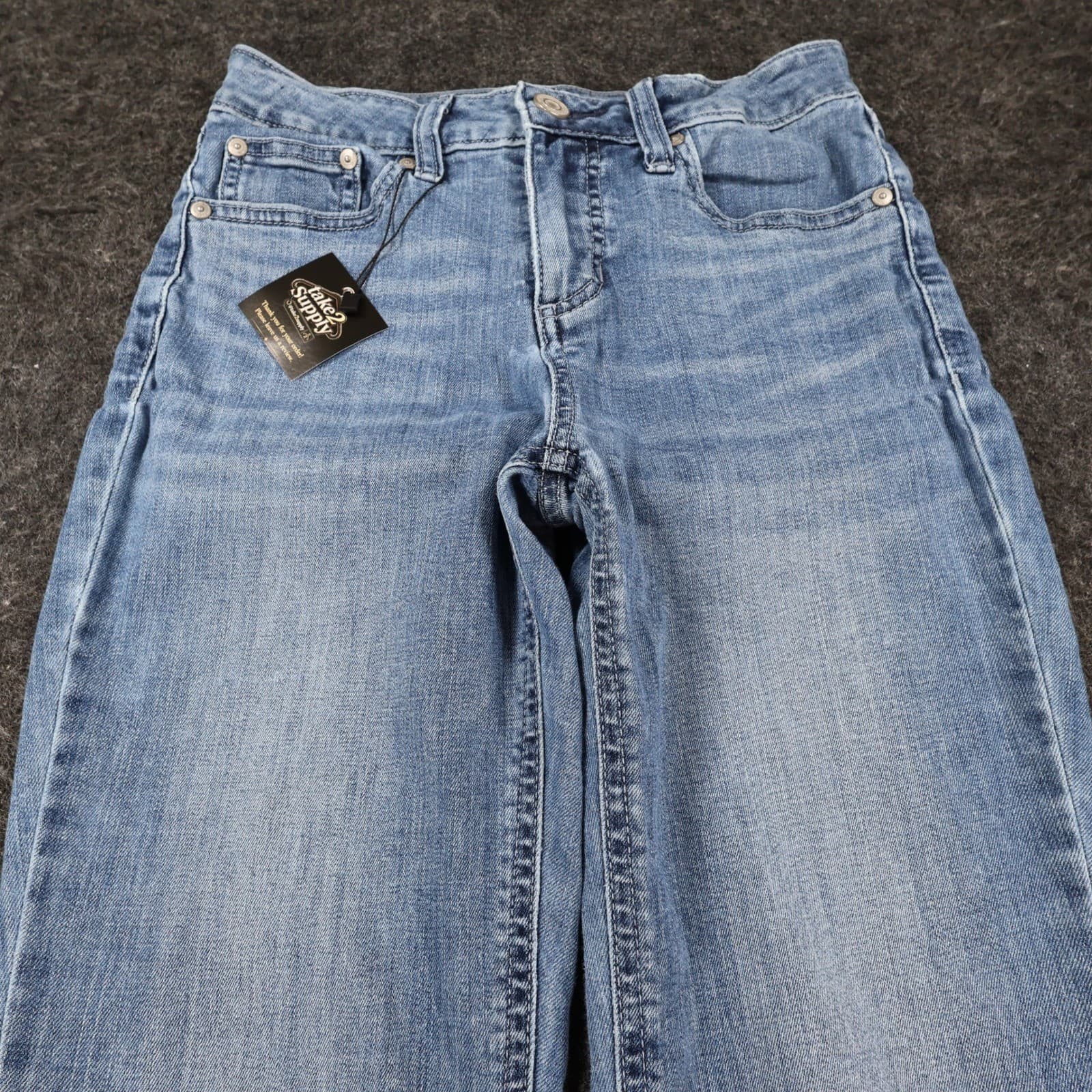 LC Lauren Conrad Skinny Jeans Womens 6 Blue Cotton Stretch Slim Denim Pants - Thumbnail 10