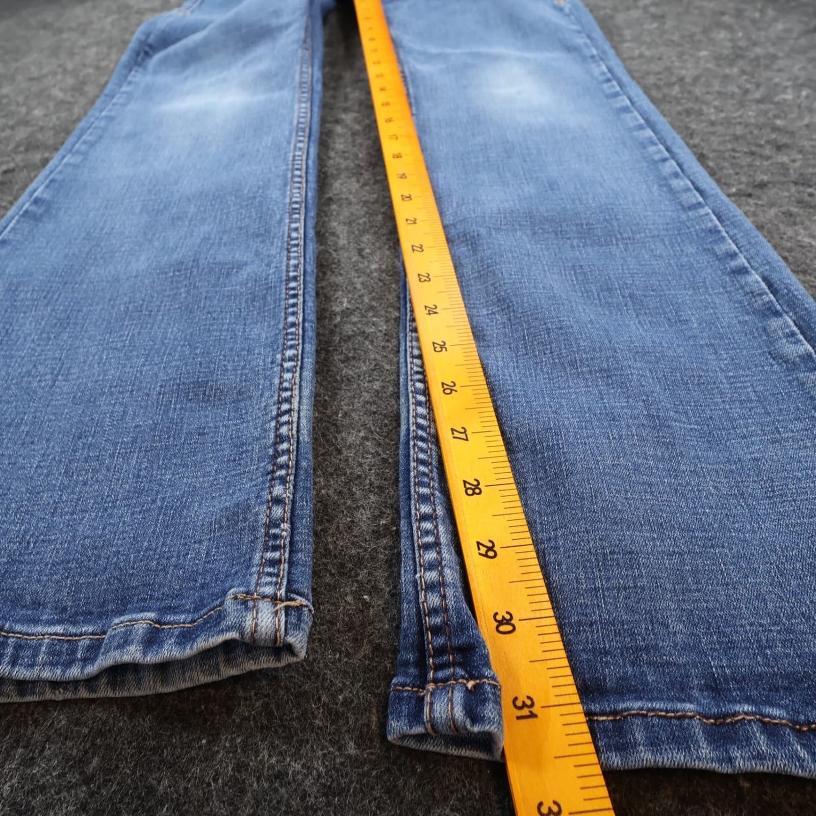 Cowgirl Tuff Co Jeans Womens 27 Blue Cotton Blend Bootcut Dimi Deluxe Western - Thumbnail 4