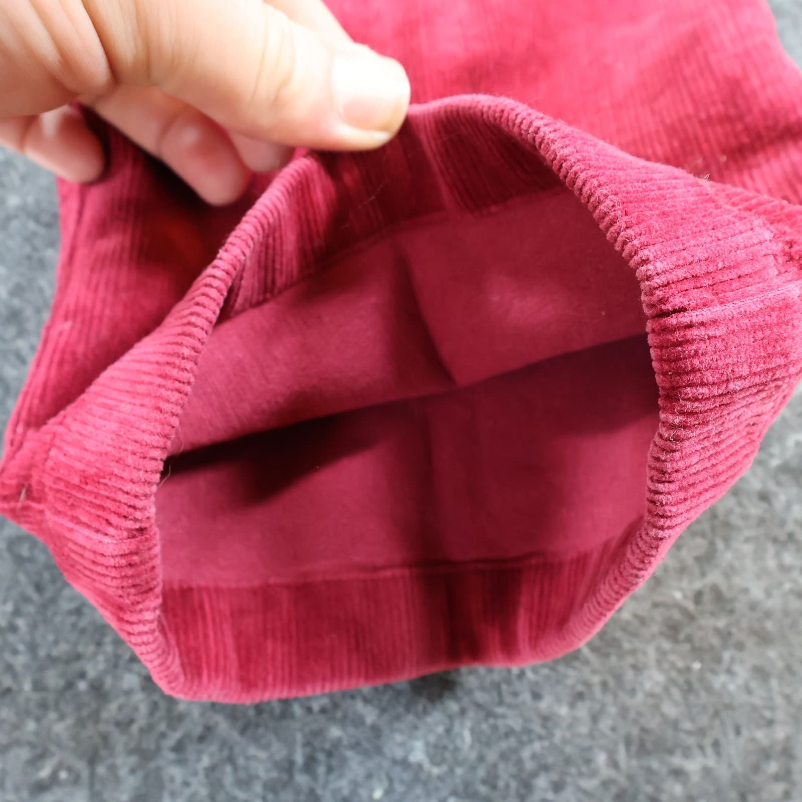 Vintage L.L.Bean Corduroy Pants Womens 12P Red Casual - Thumbnail 14