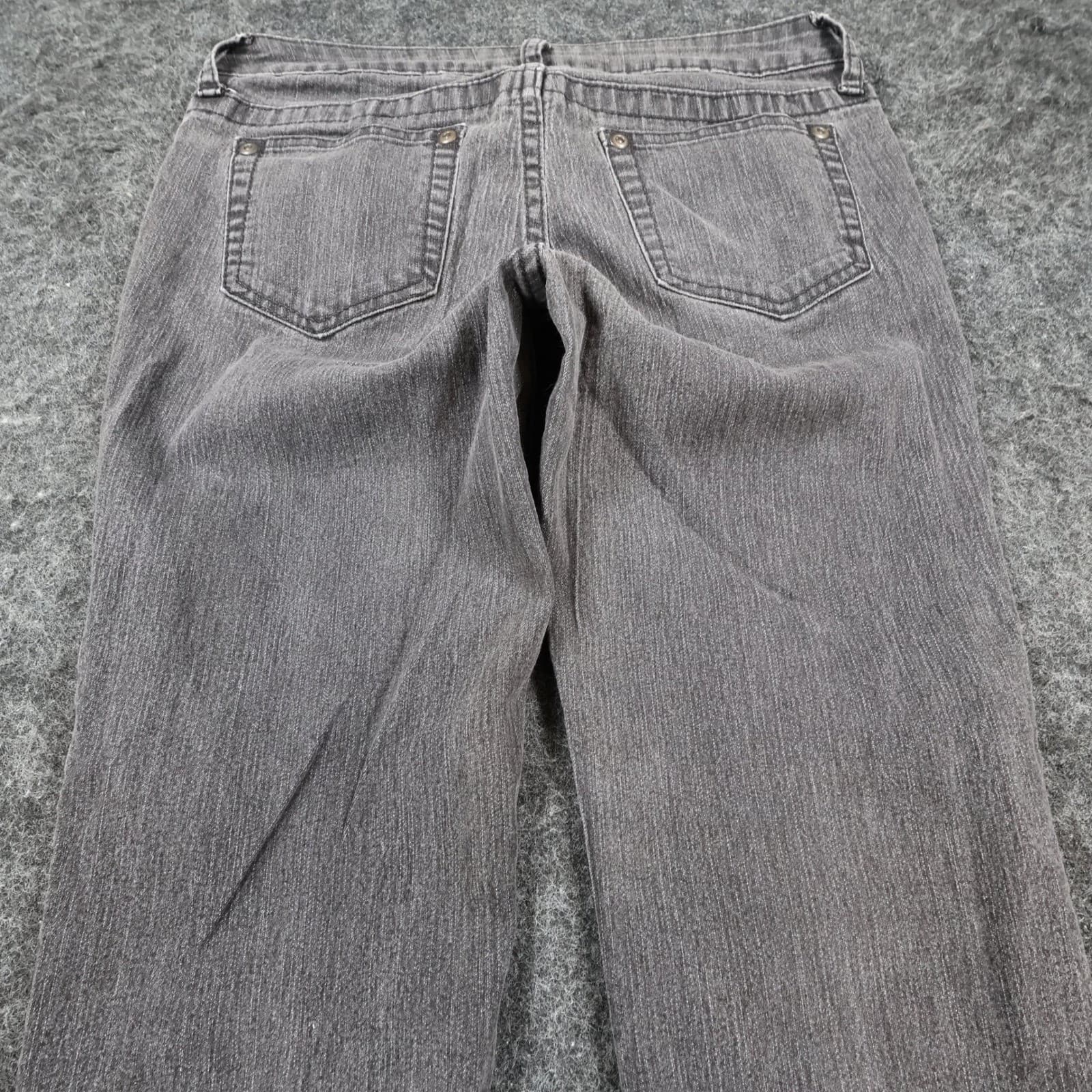 City Streets Skinny Jeans Womens 3 Gray Cotton Blend Stretch Slim Fit Denim - Thumbnail 13