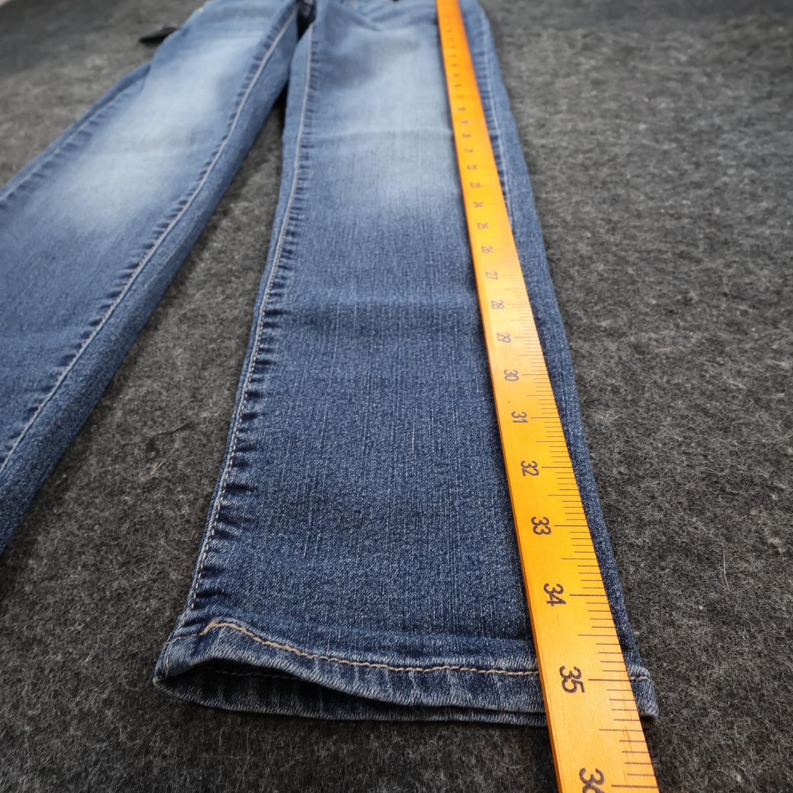 Signature by Levi Strauss Jeans Womens 4 Blue Cotton Modern Slim Cuffed Stretch - Thumbnail 3