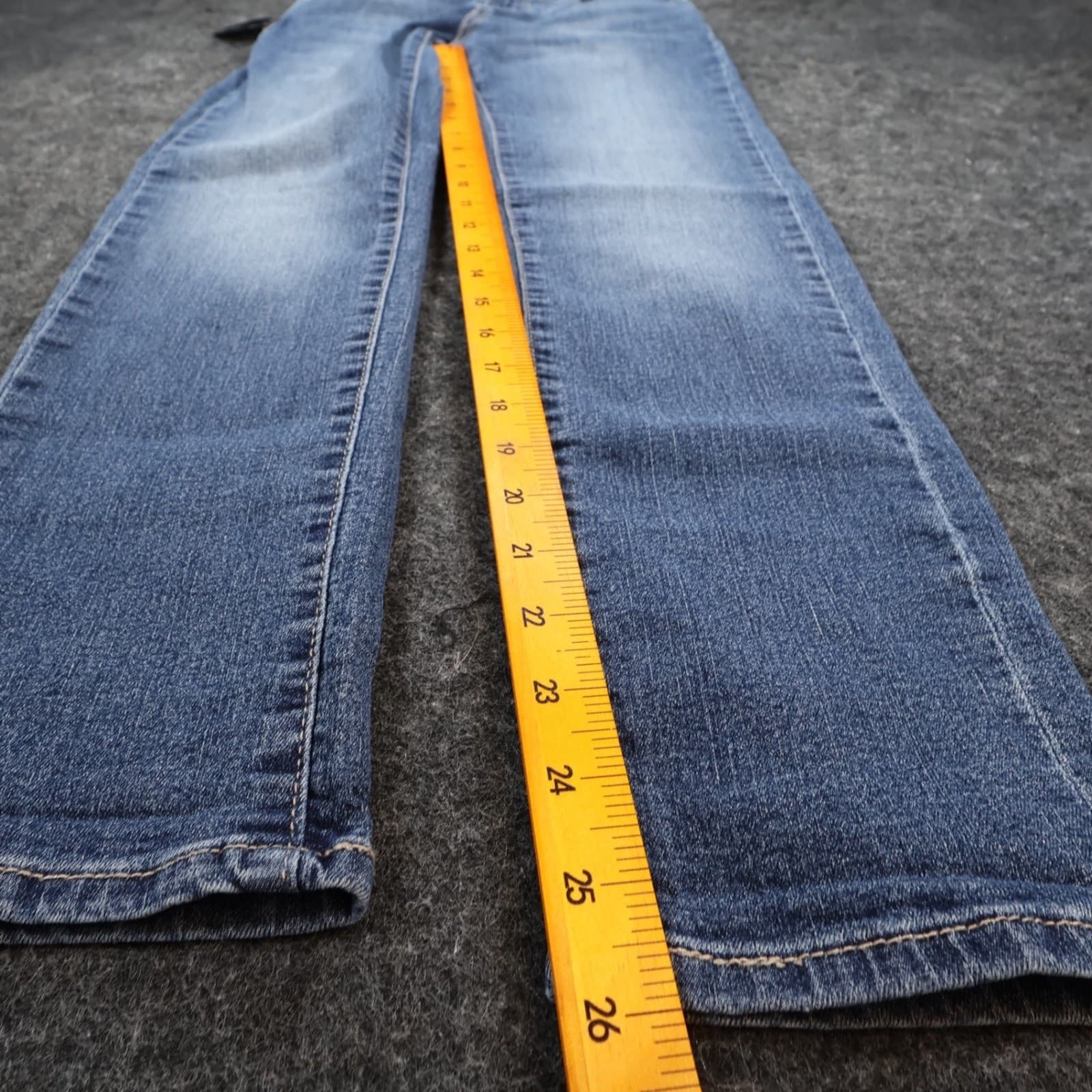Signature by Levi Strauss Jeans Womens 4 Blue Cotton Modern Slim Cuffed Stretch - Thumbnail 4