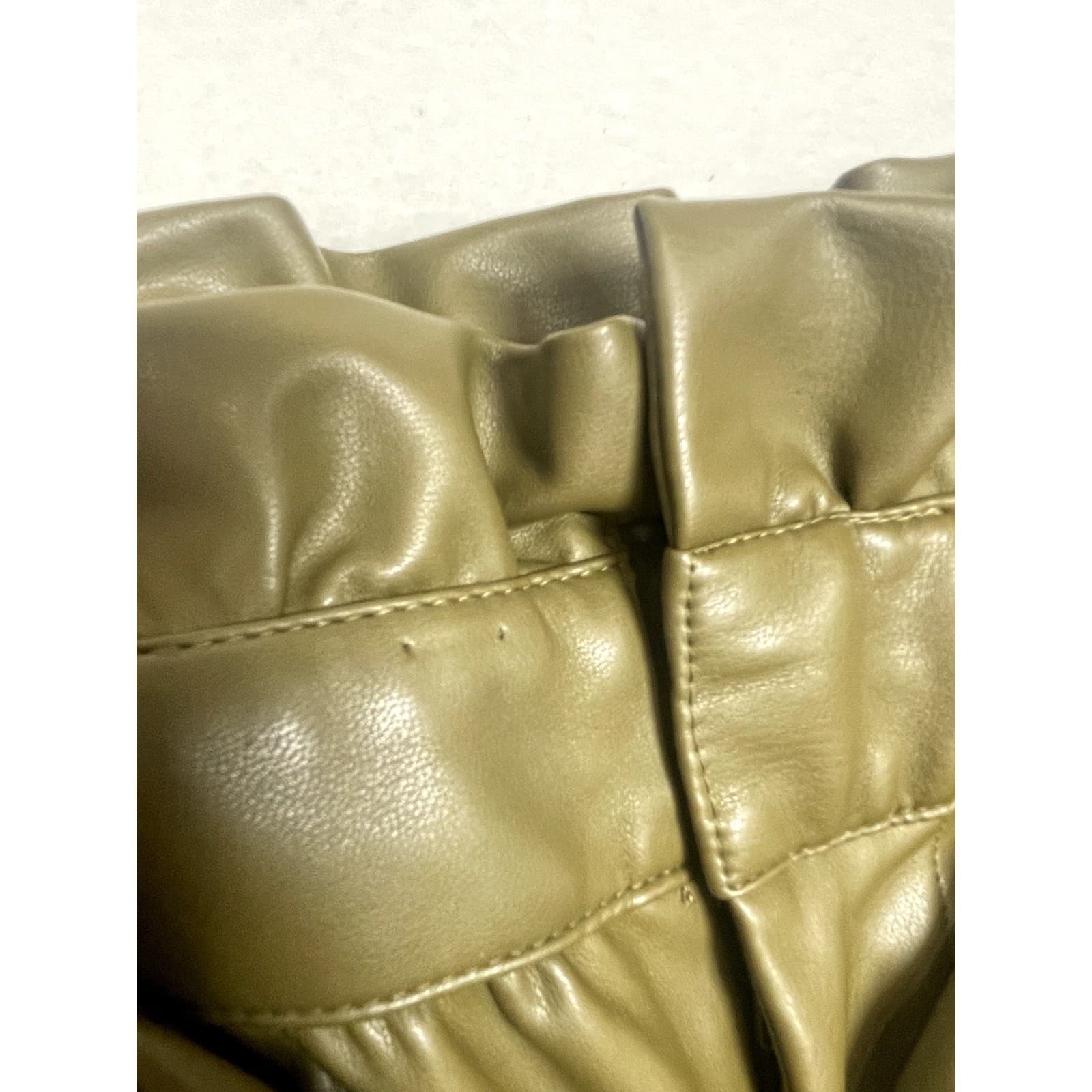 Who What Wear Women's Faux Paperbag Leather Pants - Size 6 - Thumbnail 10